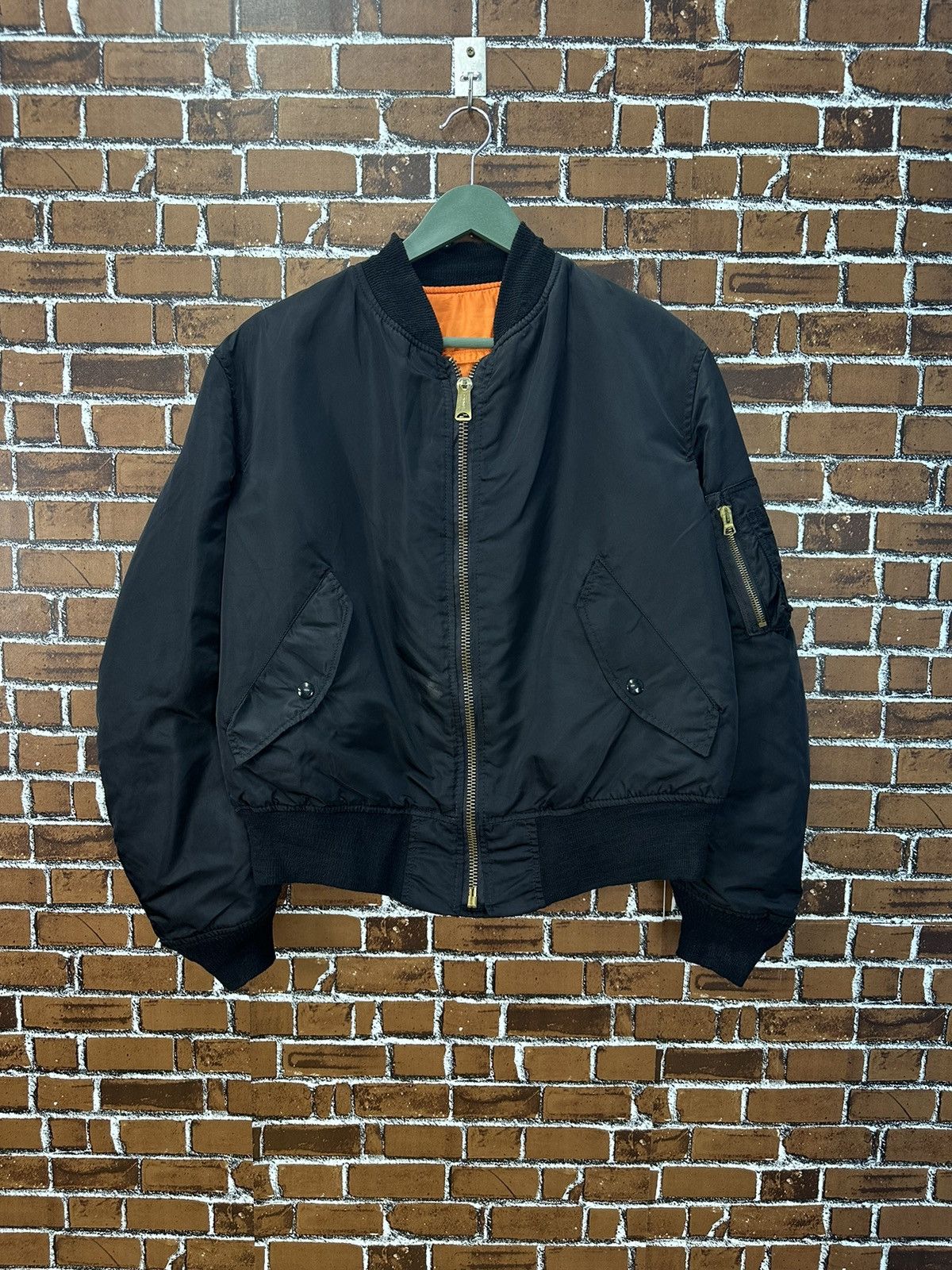 Alpha Industries Vintage 60s MA1 Alpha Industries Usa Bomber Jacket Z204 Size US M / EU 48-50 / 2 - 1 Thumbnail