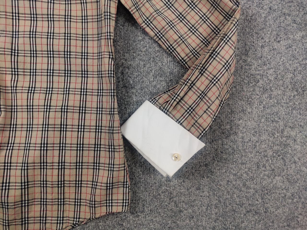 Burberry Vintage 90's Burberry Long Sleeve Nova-Check Shirt cufflinks Size M / US 6-8 / IT 42-44 - 6 Thumbnail