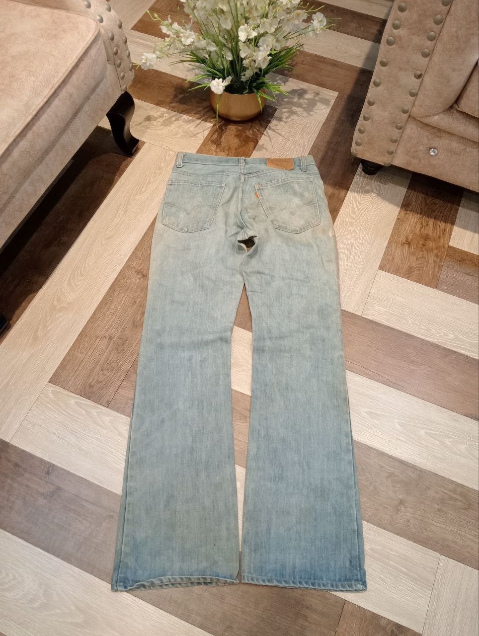 Levi's LEVI'S VINTAGE 517-0917 TOP #8 ORANGE TAB FLARED DENIM Size US 32 / EU 48 - 16 Thumbnail