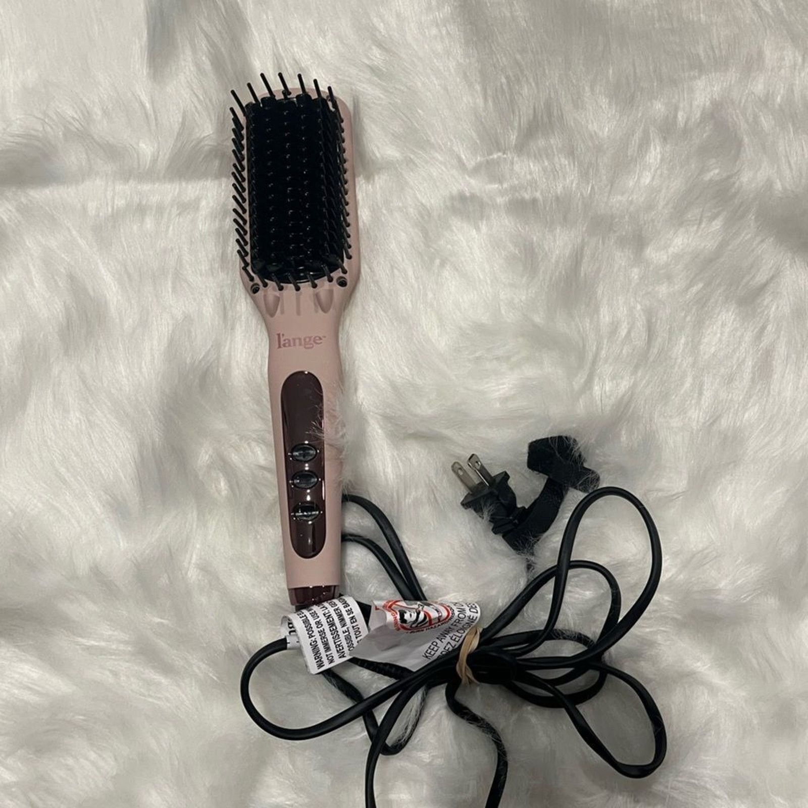 Vintage L'ange Pink Le Vite Ceramic Straightening Brush Size ONE SIZE - 1 Thumbnail