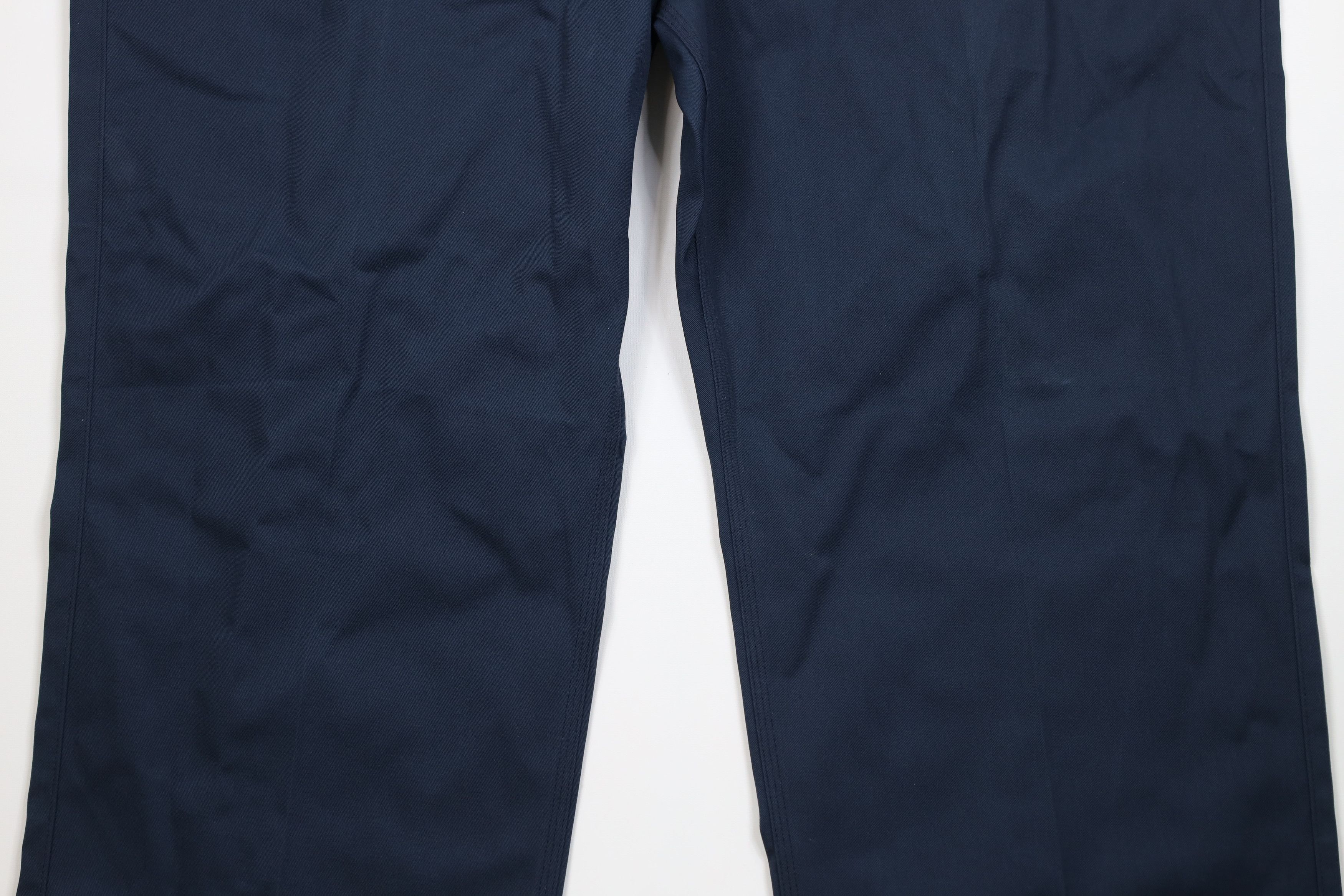 Carhartt Deadstock Vintage Y2K Carhartt Fit Wide Leg Pants Navy Blue Size US 44 / EU 60 - 3 Thumbnail