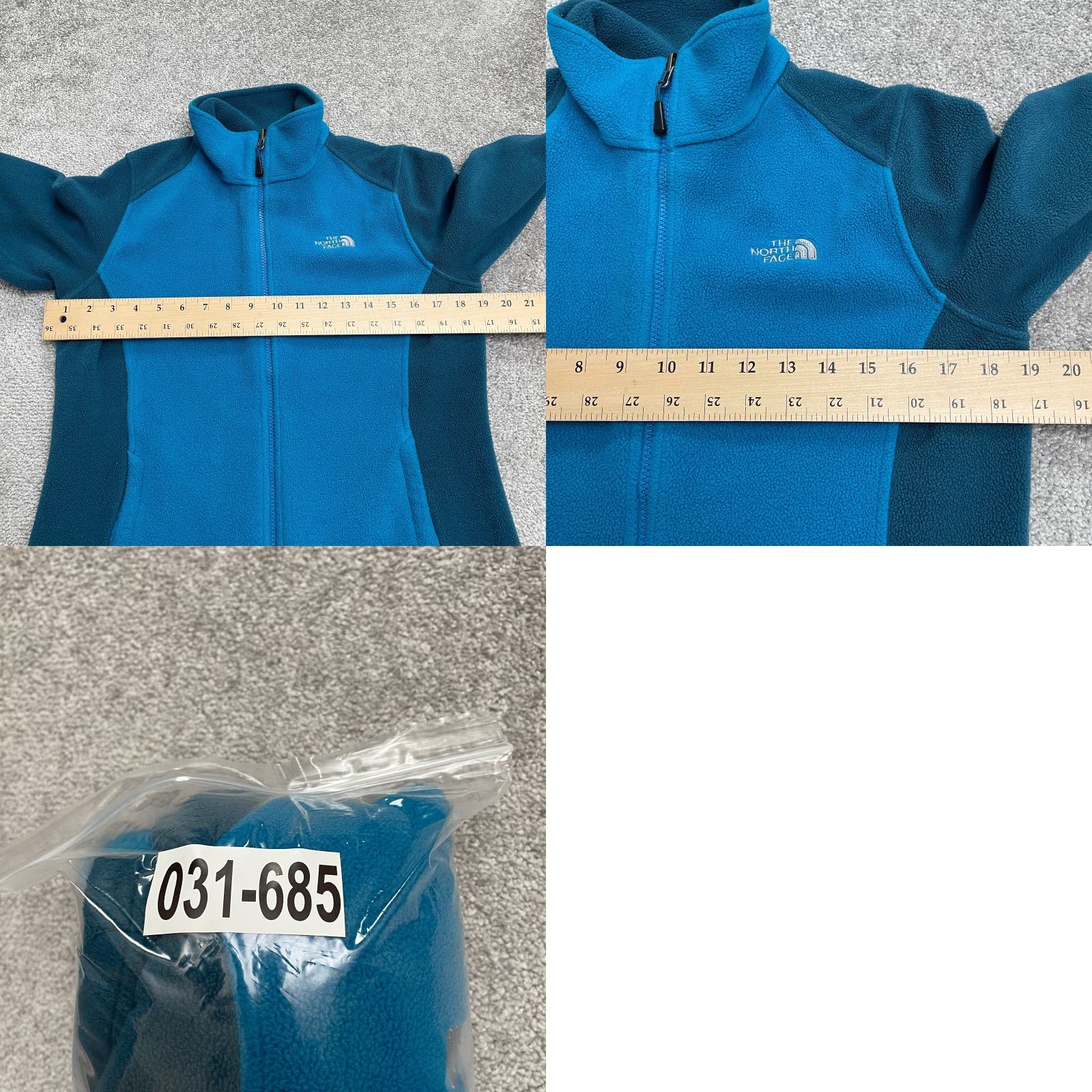 The North Face The North Face Khumbu Fleece Jacket Womens Medium Blue Outdoor Hiking Regular Fit Size M / US 6-8 / IT 42-44 - 9 Thumbnail
