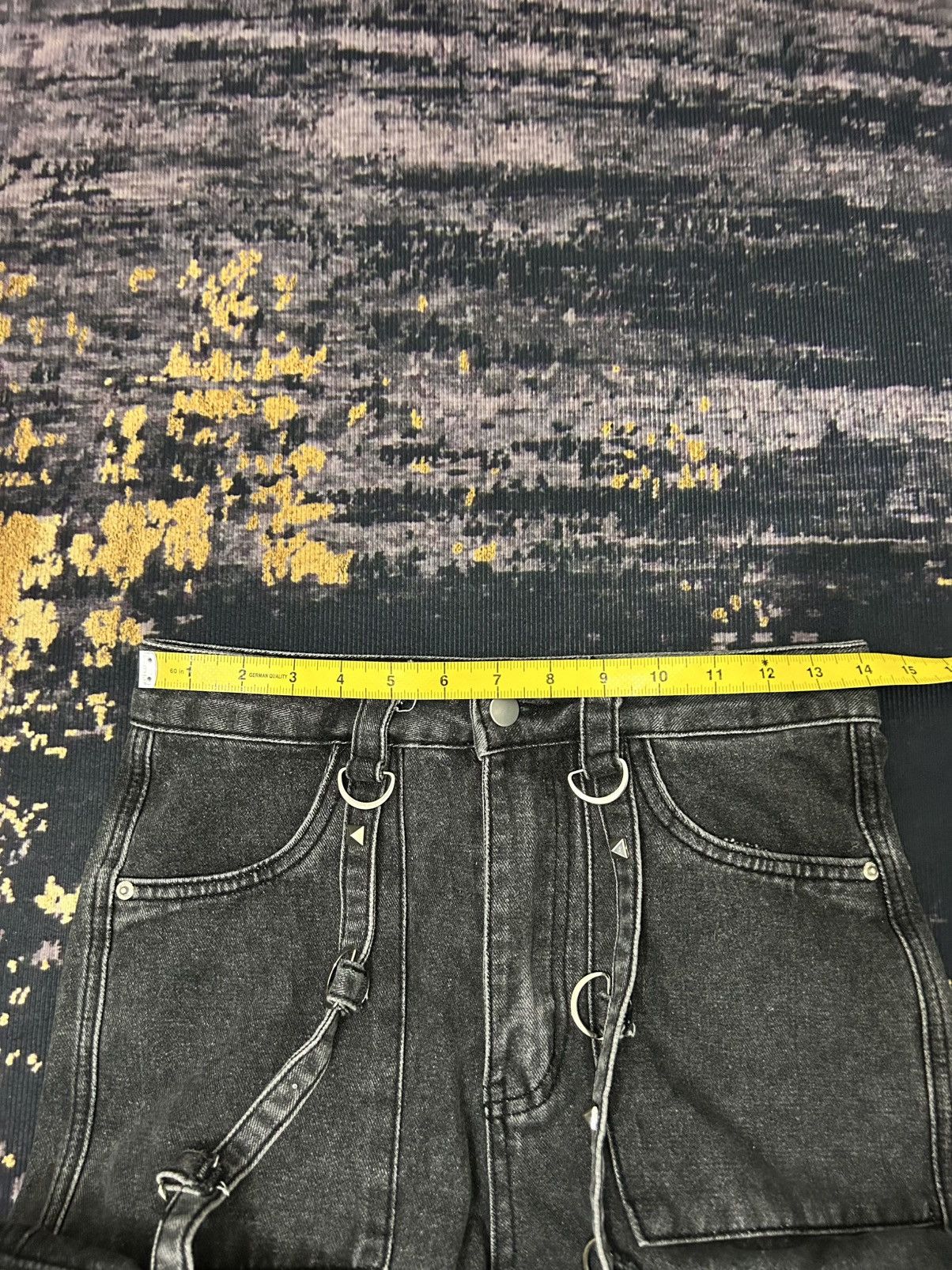 Tete Homme Romwe Cargo Bondage Flare Jeans Size US 28 / EU 44 - 16 Thumbnail