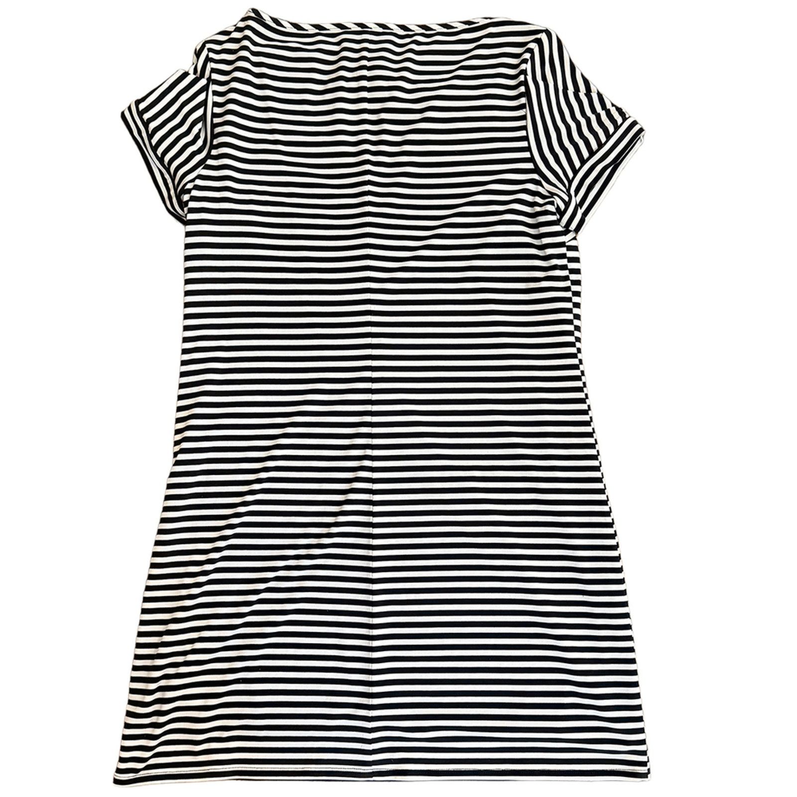Other Casual summer short sleeve striped dress nautical coastal Size L / US 10 / IT 46 - 3 Thumbnail