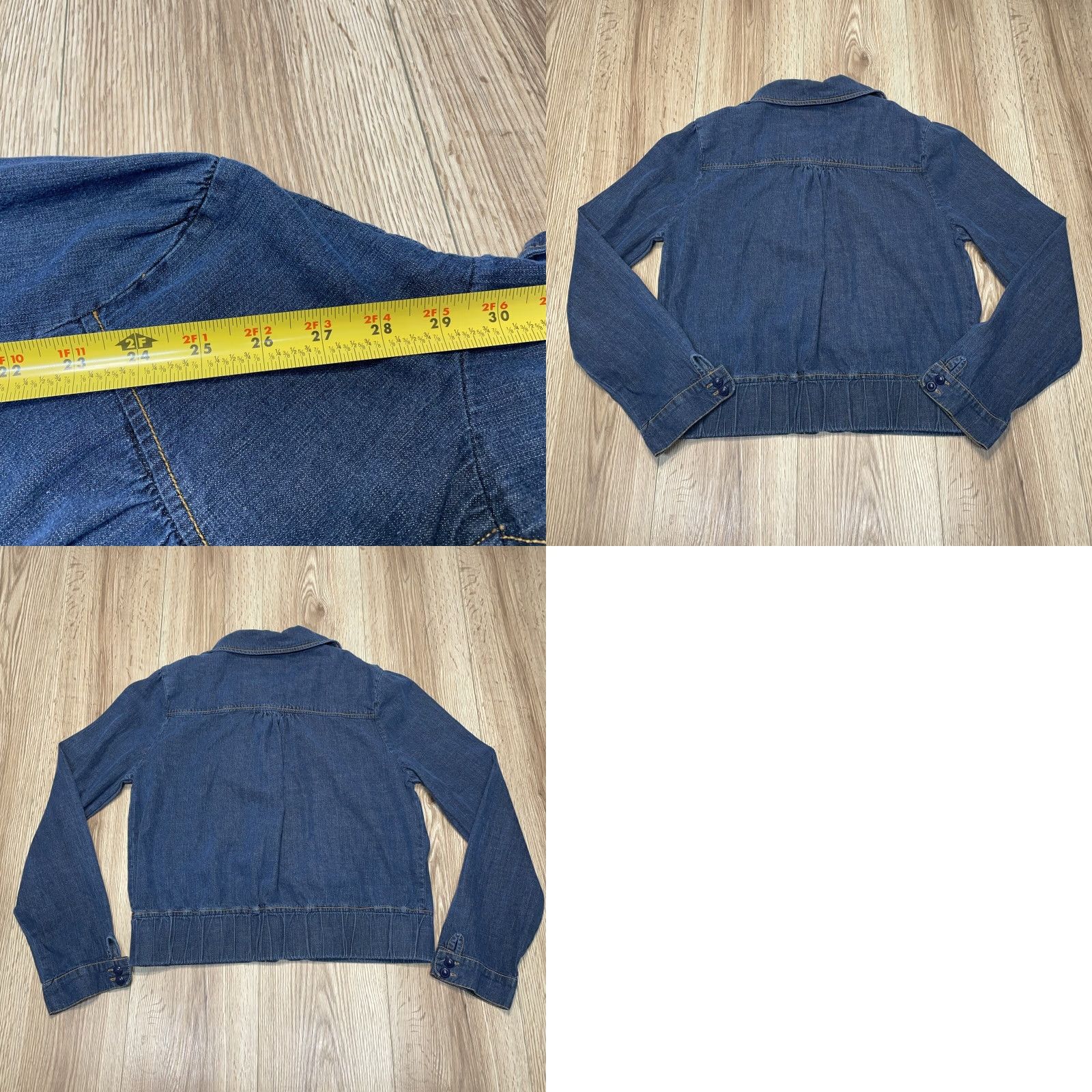 Vintage VINTAGE Rue21 Women's Denim Jacket Zip Front Blue XL Casual 90s Size 40" / US 18 - 8 Thumbnail