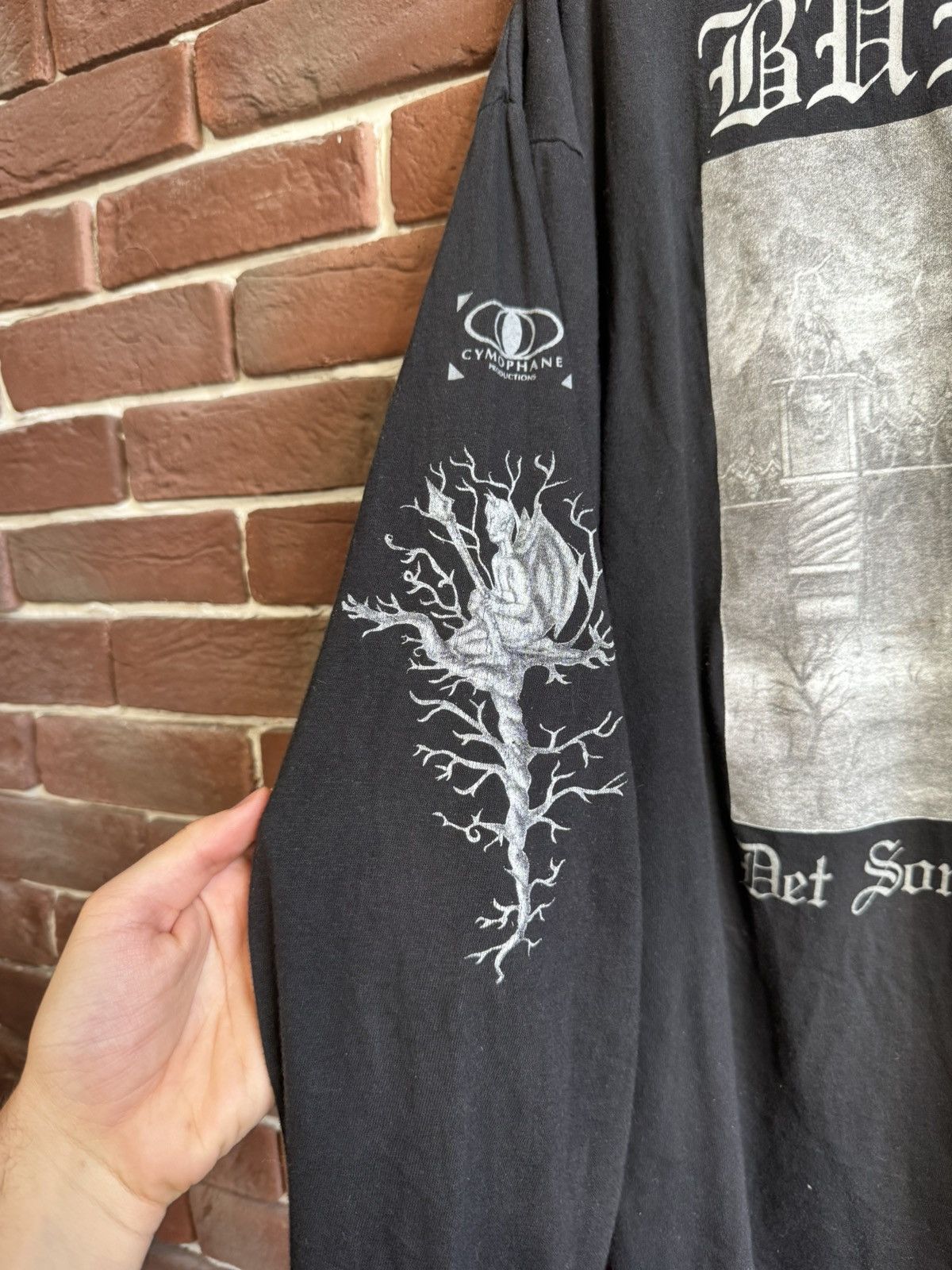 Band Tees Vintage 90s Burzum Det Som Var Black Metal Band Tshirt Rare Size US XL / EU 56 / 4 - 7 Thumbnail