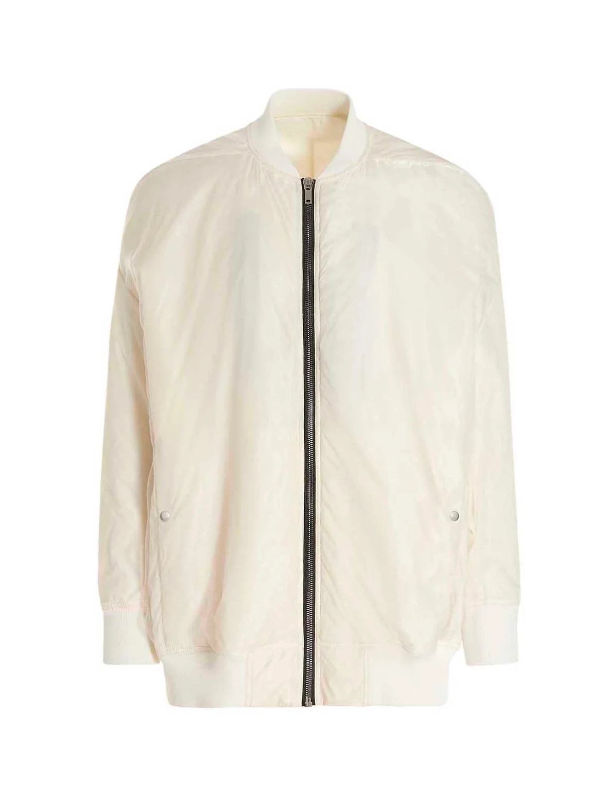 Rick Owens o1y0325 Bomber Jacket in Cream Size US M / EU 48-50 / 2 - 1 Thumbnail