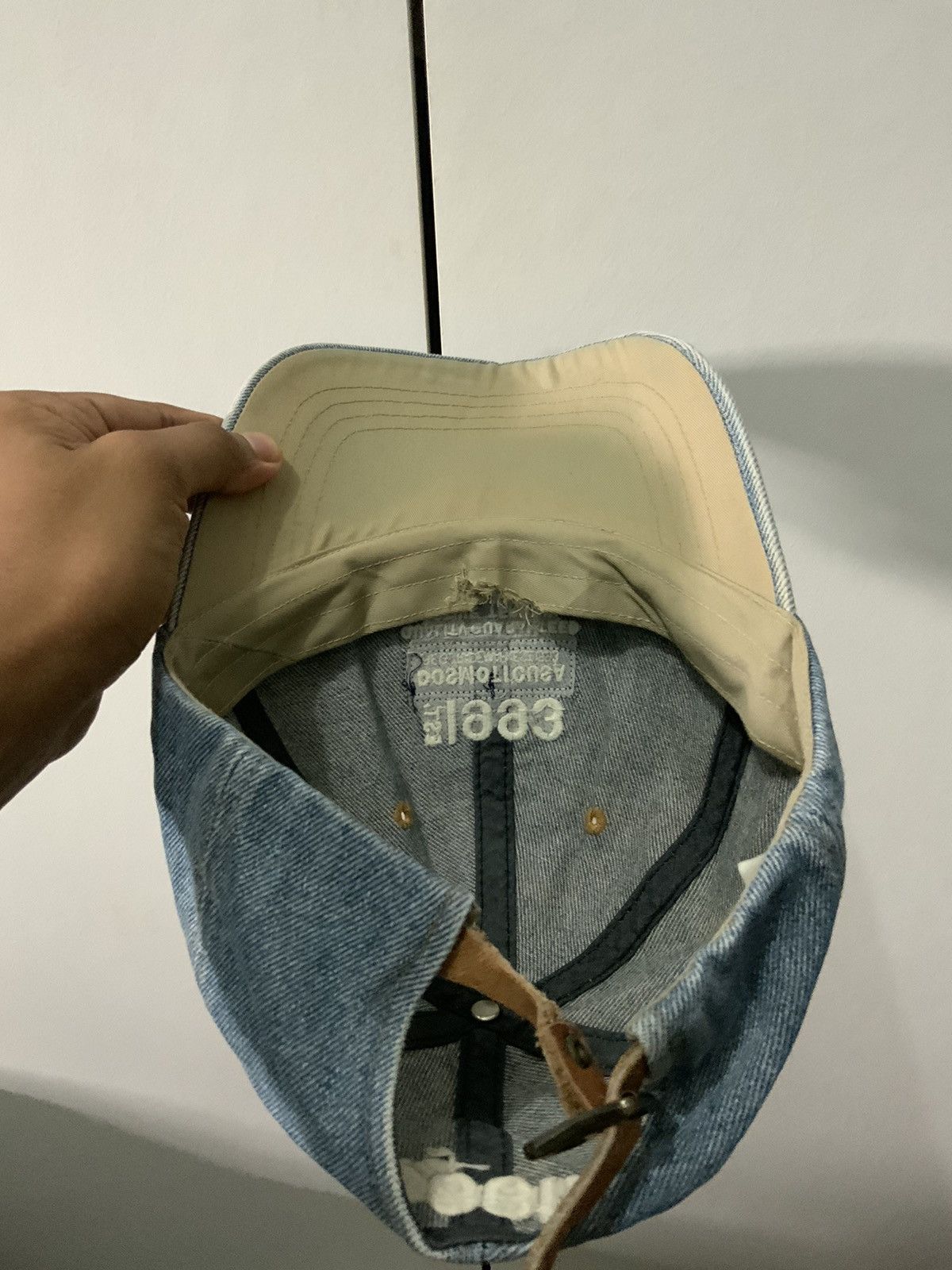 Hat Club Dosmoticusa Light Wash Denime Hat Size ONE SIZE - 8 Thumbnail