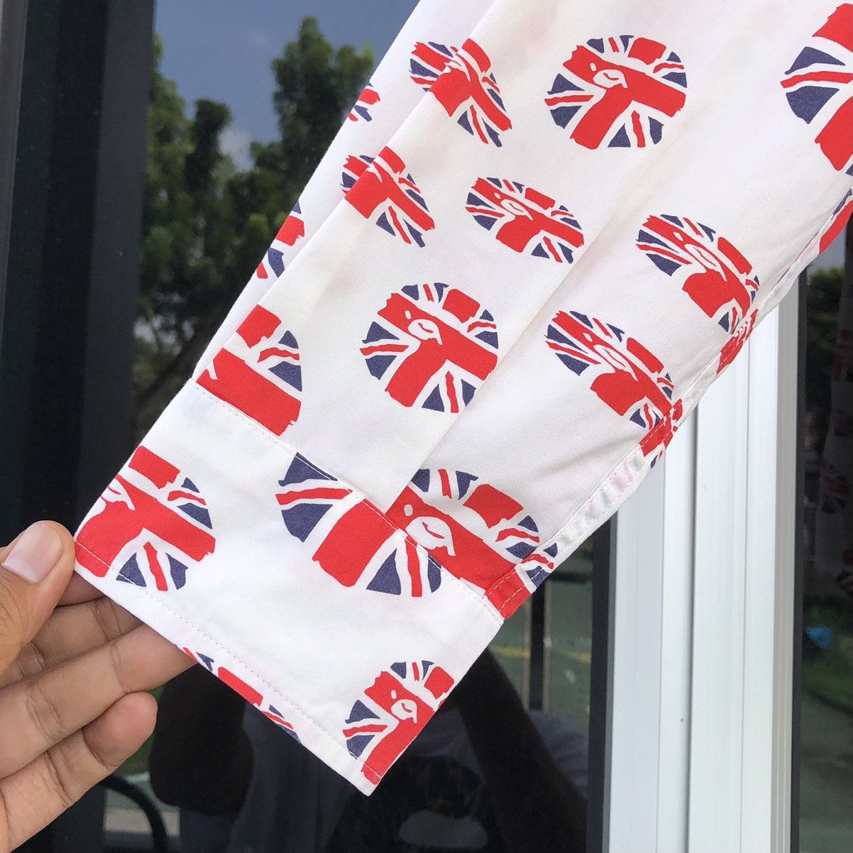 Bape UNION JACK APE HEAD BUTTON UP SHIRT Size US M / EU 48-50 / 2 - 7 Thumbnail