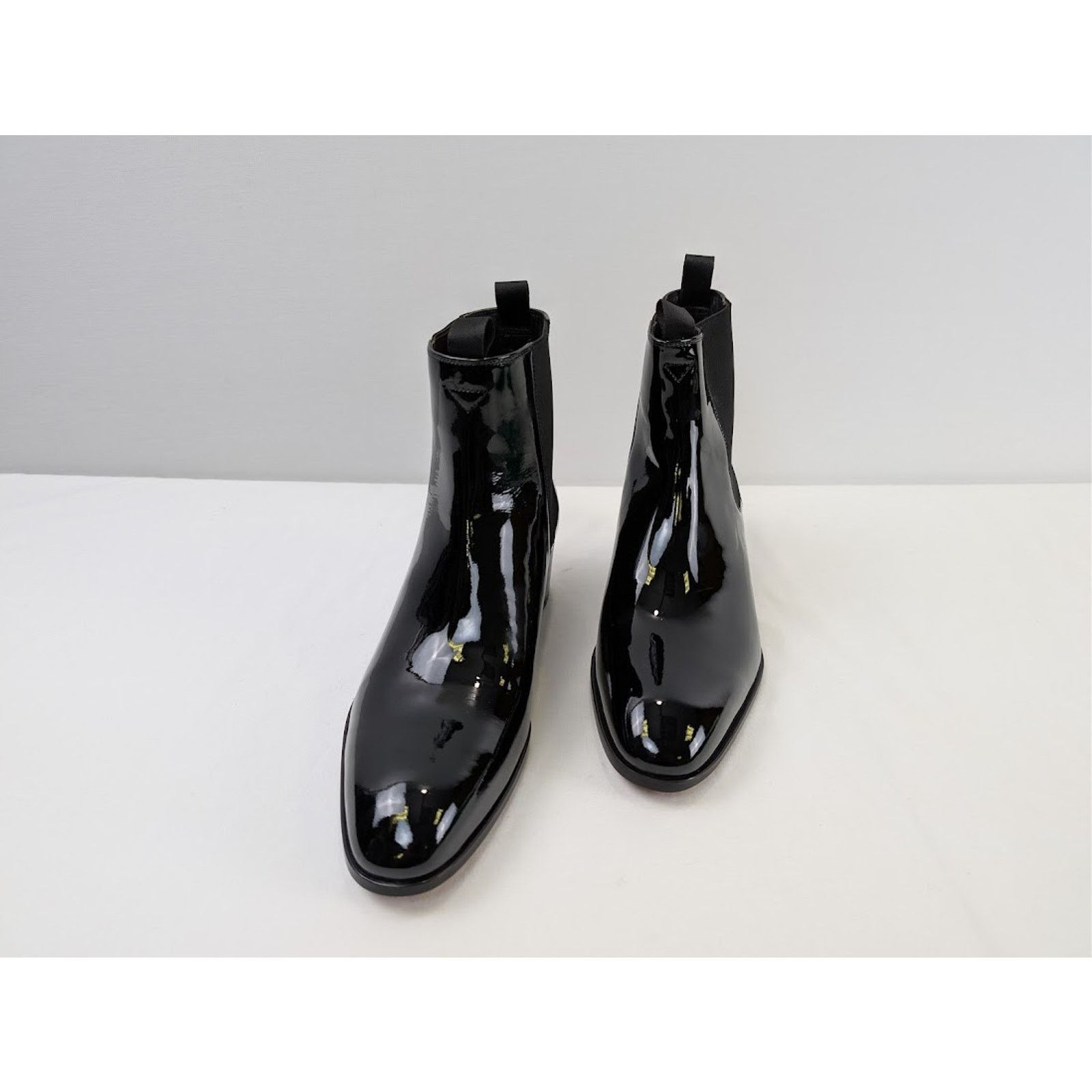 Tom Ford o1rshd1 Stivale Vernice Nero Boots in Black Size US 12 / EU 45 - 8 Thumbnail