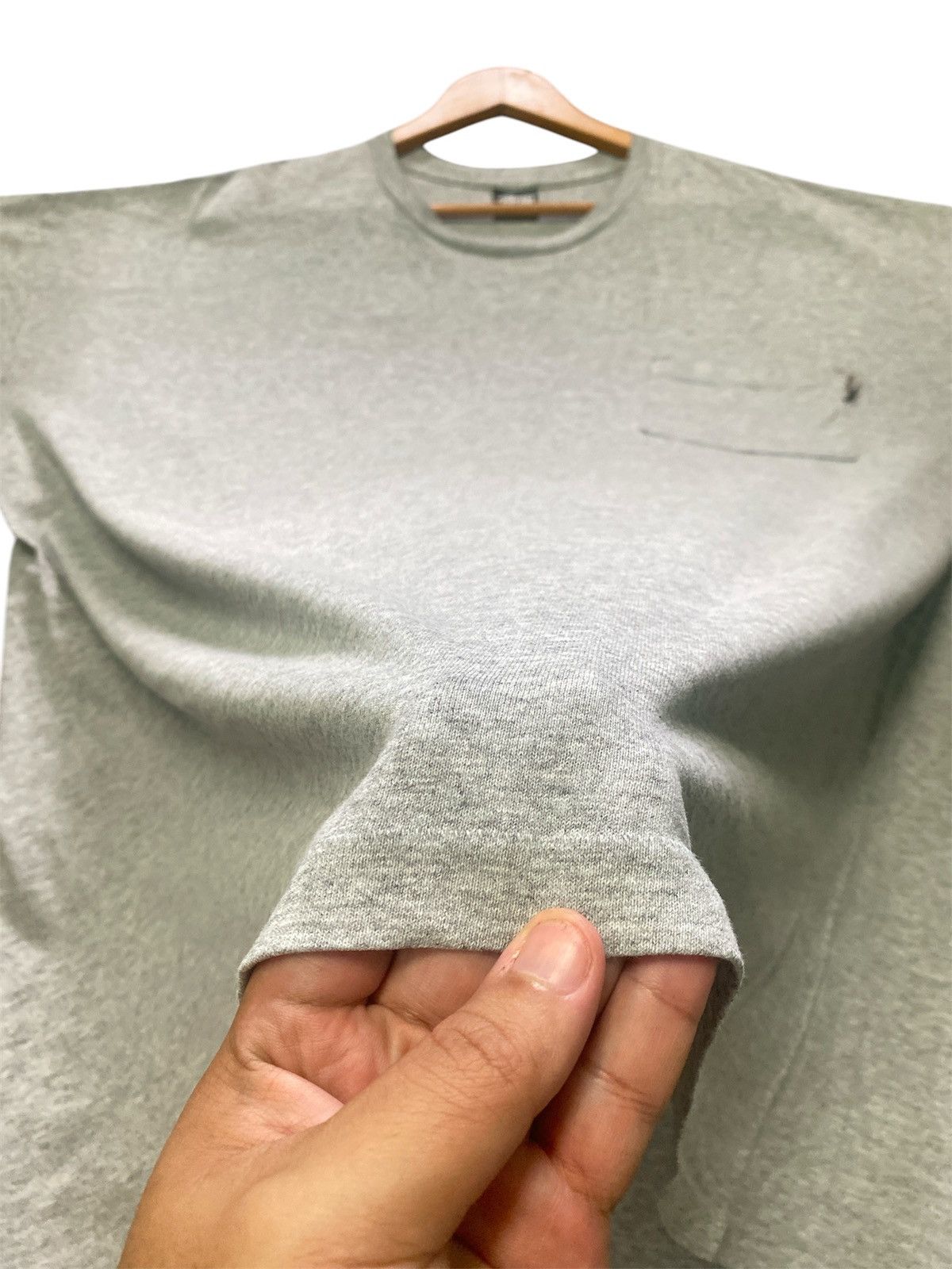 Stussy × Vintage 💥RARE💥VINTAGE 90S STUSSY PLAIN POKET TEE 🔥 Size US L / EU 52-54 / 3 - 10 Thumbnail