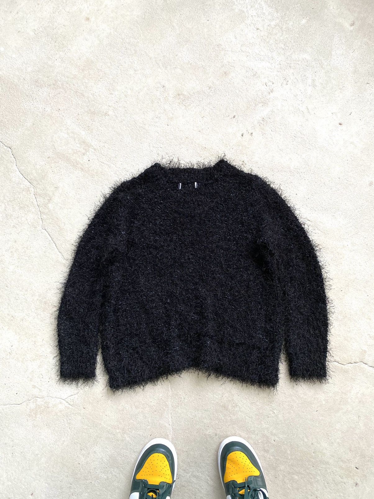 Japanese Brand × Vintage 🕷️ Vintage Japanese Mohair Style Fuzzy Sweater Size S / US 4 / IT 40 - 1 Thumbnail