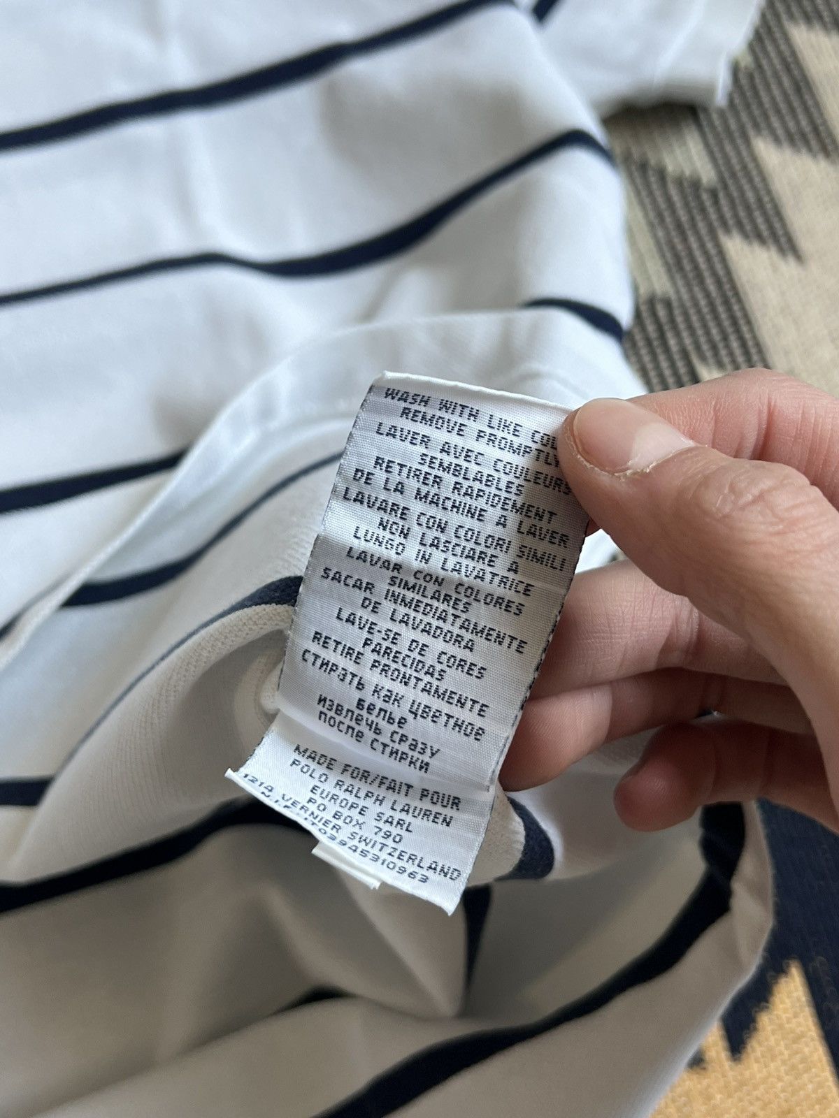 Other Vintage 90’s Polo Ralph Lauren Striped Polo T-shirt Size US XXL / EU 58 / 5 - 10 Thumbnail