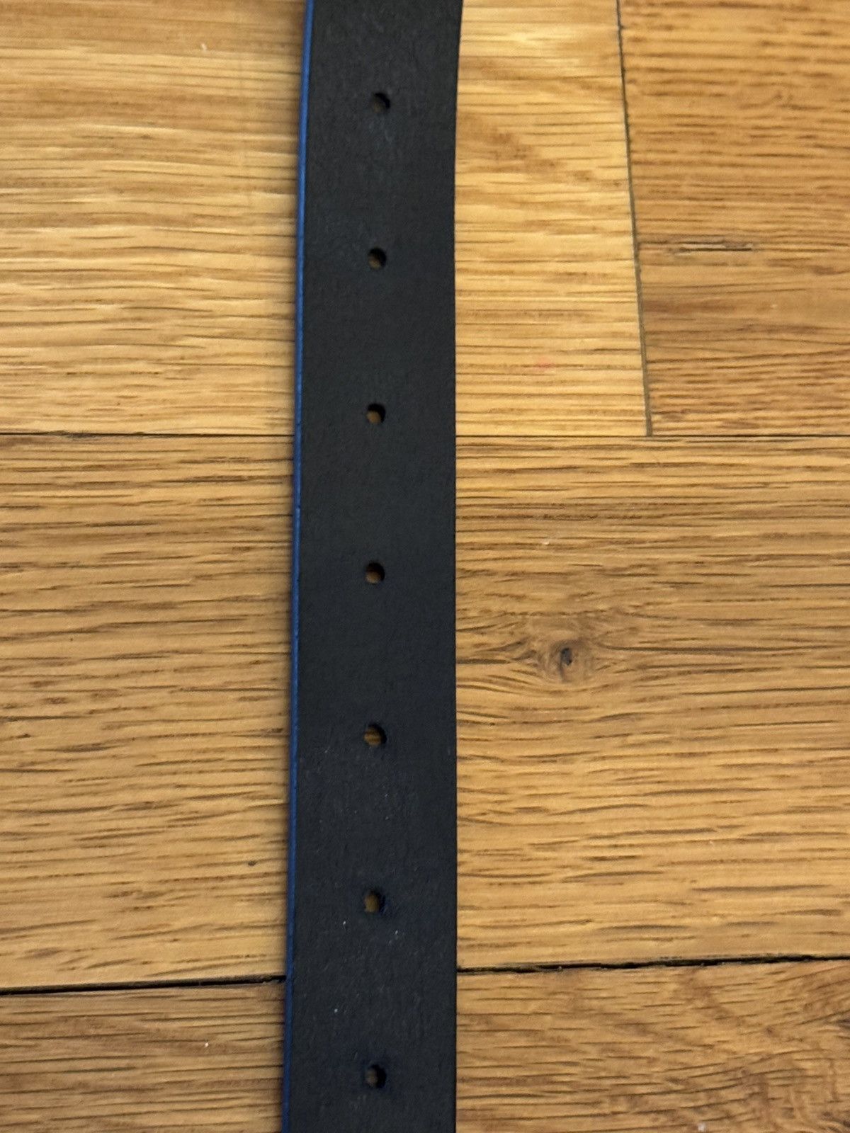 Other Pearled Ivory Pony Hair Leather Belt Size 34 - 7 Thumbnail