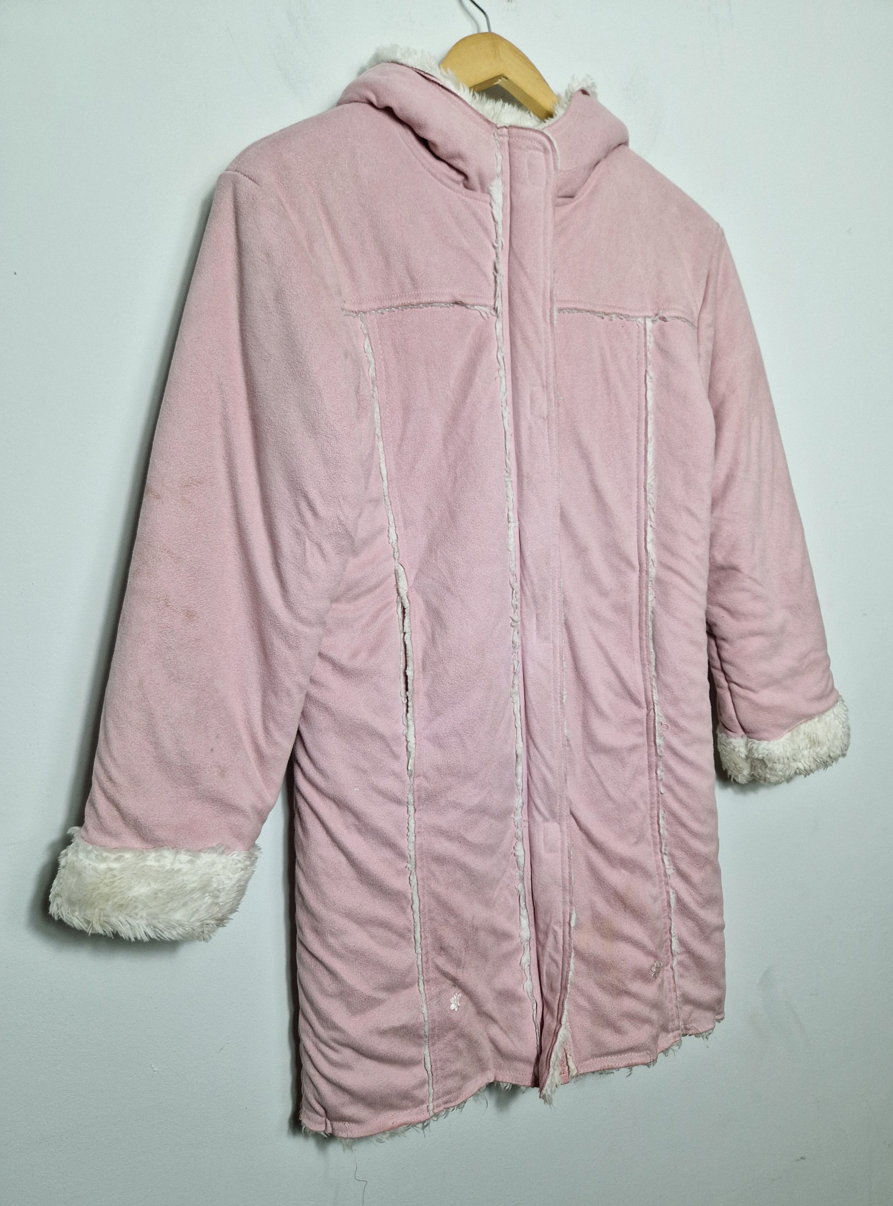 Japanese Brand × Vintage vintage avant garde faux fur penny lane coat 90s y2k Size S / US 4 / IT 40 - 4 Thumbnail