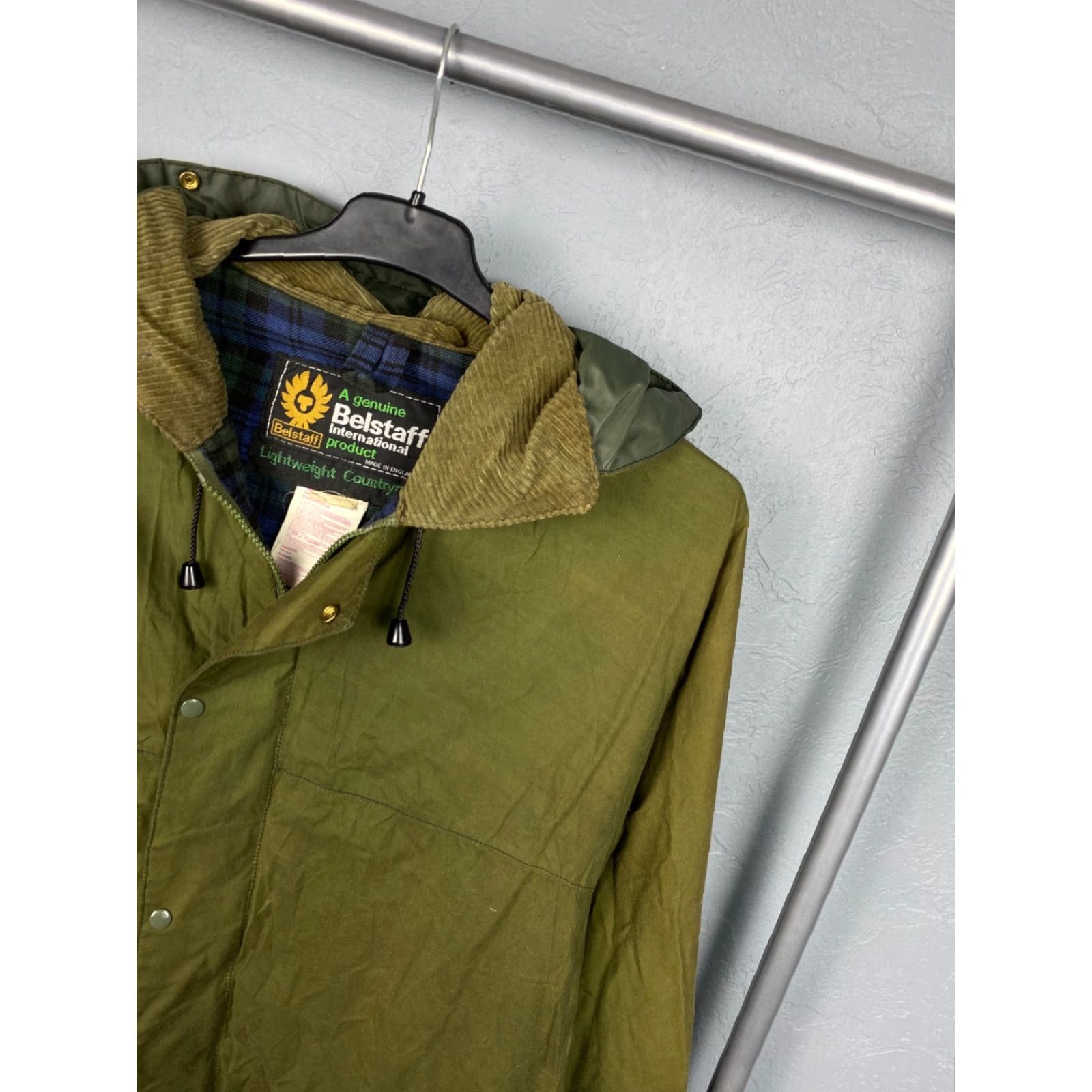 Belstaff Belstaff Lightweight Countryman Vintage Mens Jacket XL Green Motorcycle Jacket 90s Mens Size US XL / EU 56 / 4 - 2 Thumbnail