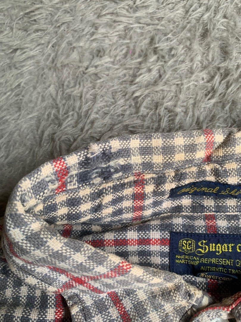 Sugar Cane Vintage Sugar Cane Japan Flannel Plaid Shirt Size US L / EU 52-54 / 3 - 5 Thumbnail