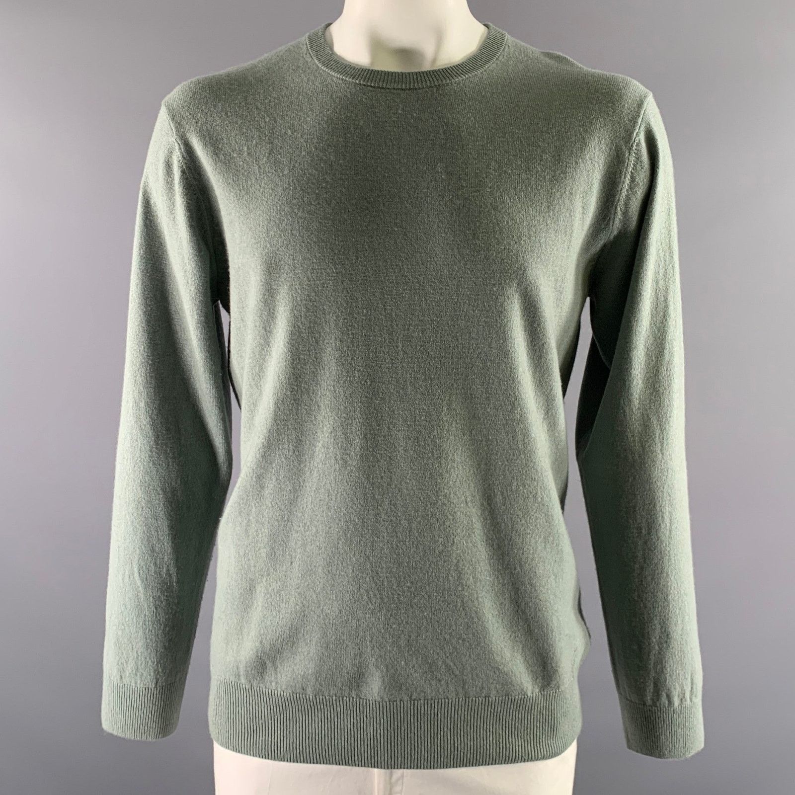 Rodd & Gunn RODD & GUNN XL Green Sage Wool Cashmere Crew-Neck Sweater Size US XL / EU 56 / 4 - 1 Thumbnail