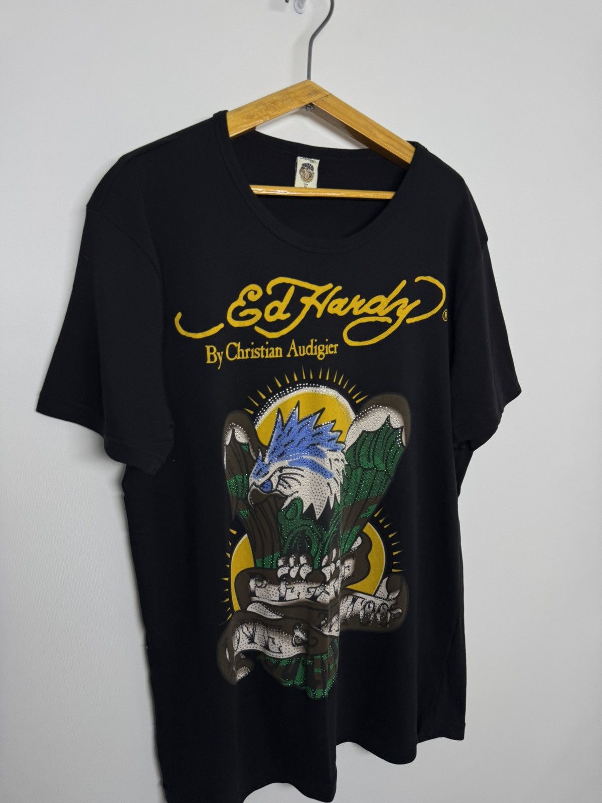 Ed Hardy Vintage Y2k Rare Ed Hardy T-Shirt 00’s Size US XL / EU 56 / 4 - 7 Thumbnail