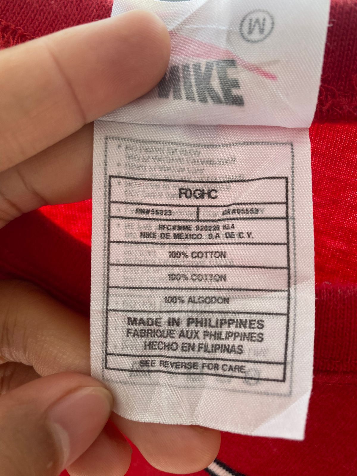 Nike × Vintage 💸NEED GONE💸vintage 90s nike center logo stripe tshirt Size M / US 6-8 / IT 42-44 - 6 Thumbnail