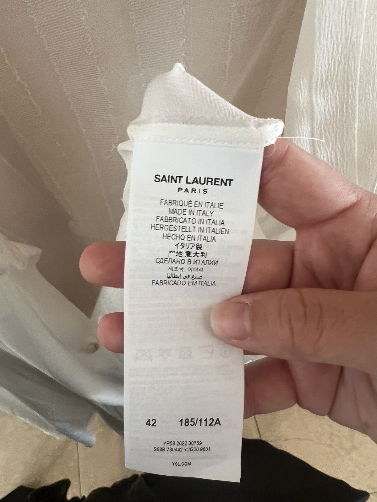 Saint Laurent Paris Saint Laurent Button up Size US M / EU 48-50 / 2 - 6 Thumbnail