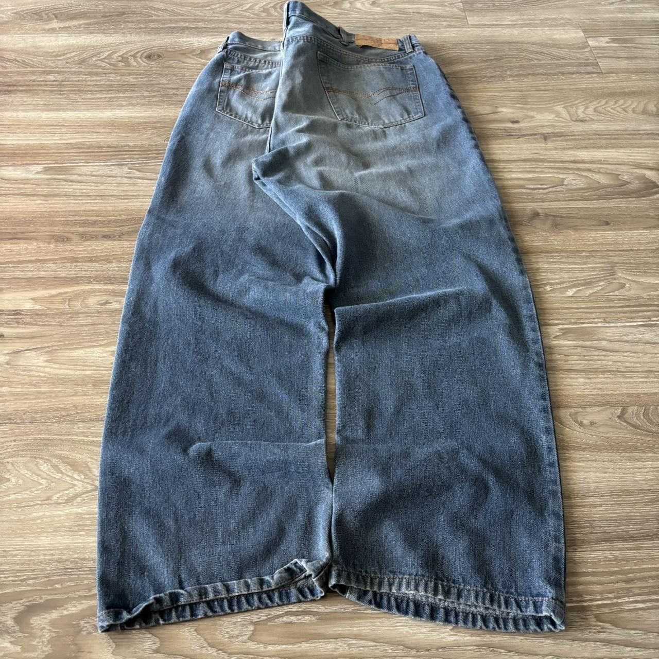 Japanese Brand Crazy Vintage Y2K/2000s Baggy Grunge Skater Denim Jeans! 42x32 Size US 42 / EU 58 - 4 Thumbnail