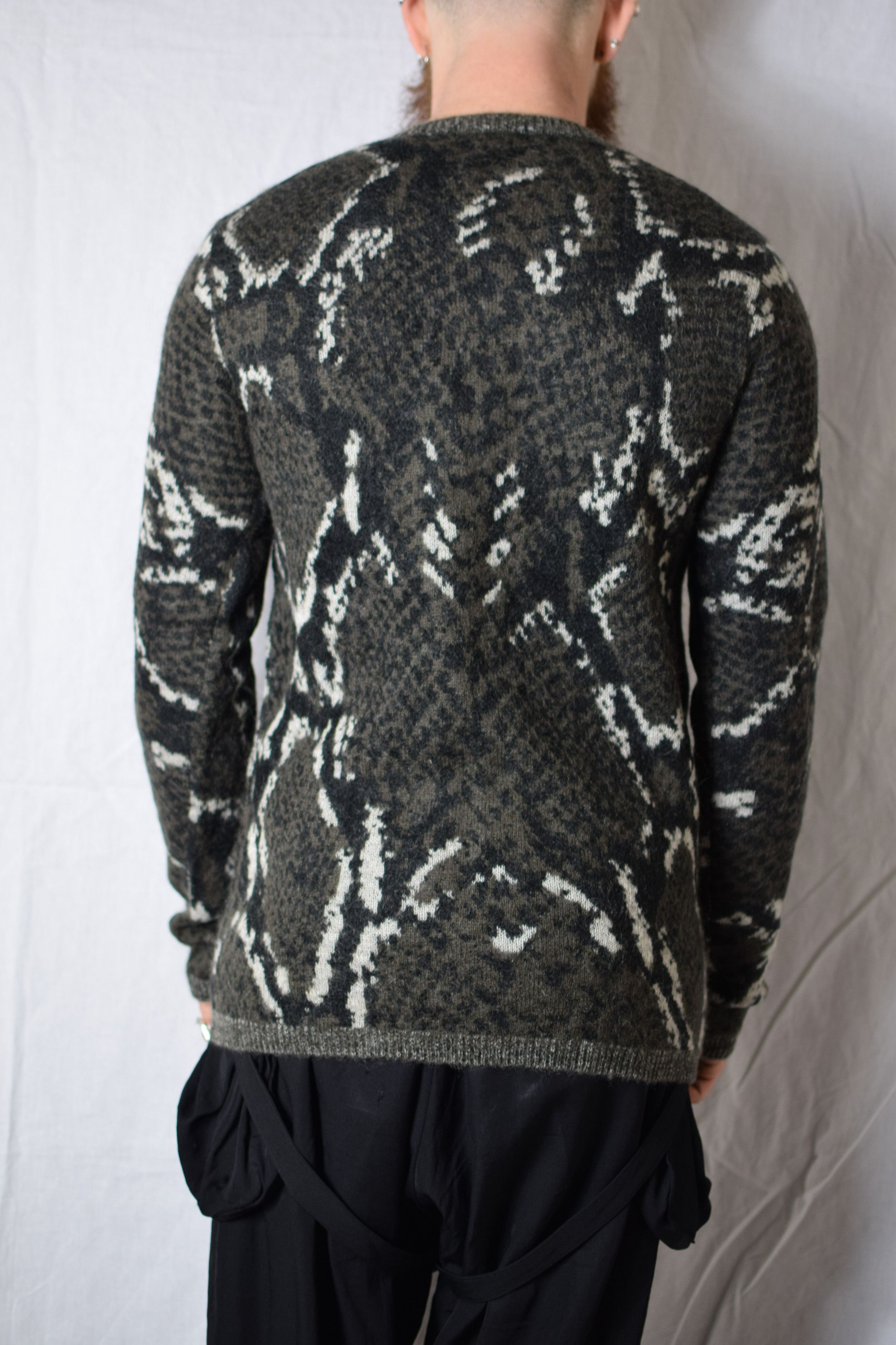 Yohji Yamamoto YYPH AW13 Python Pattern Knit - HQ-K03-173 Size US L / EU 52-54 / 3 - 7 Thumbnail