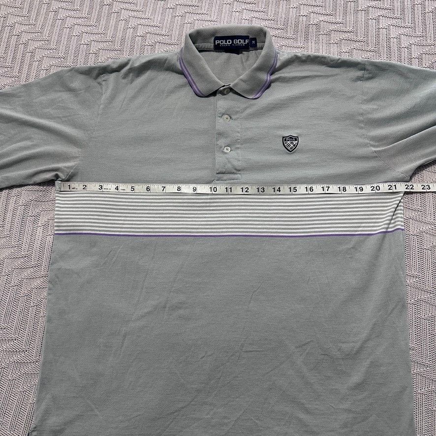 Polo Ralph Lauren Polo Ralph Lauren Golf gray striped polo size M Size US M / EU 48-50 / 2 - 6 Thumbnail