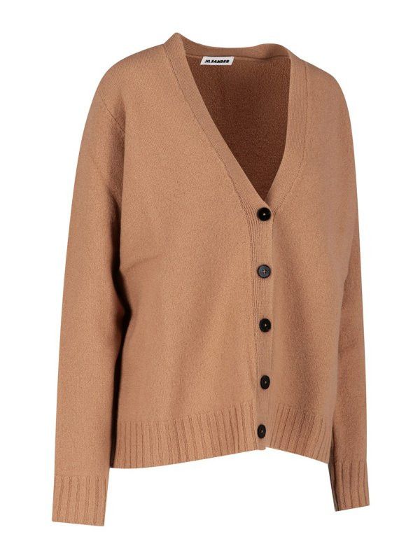 Jil Sander o1y1025 Cardigan in Brown Size XS / US 0-2 / IT 36-38 - 2 Thumbnail