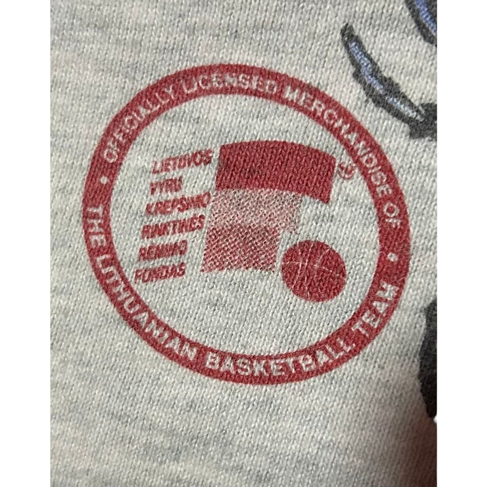 Vintage Vintage GD/Jerry funded 1996 Lithuanian men’s bball tank top Size US XL / EU 56 / 4 - 3 Thumbnail