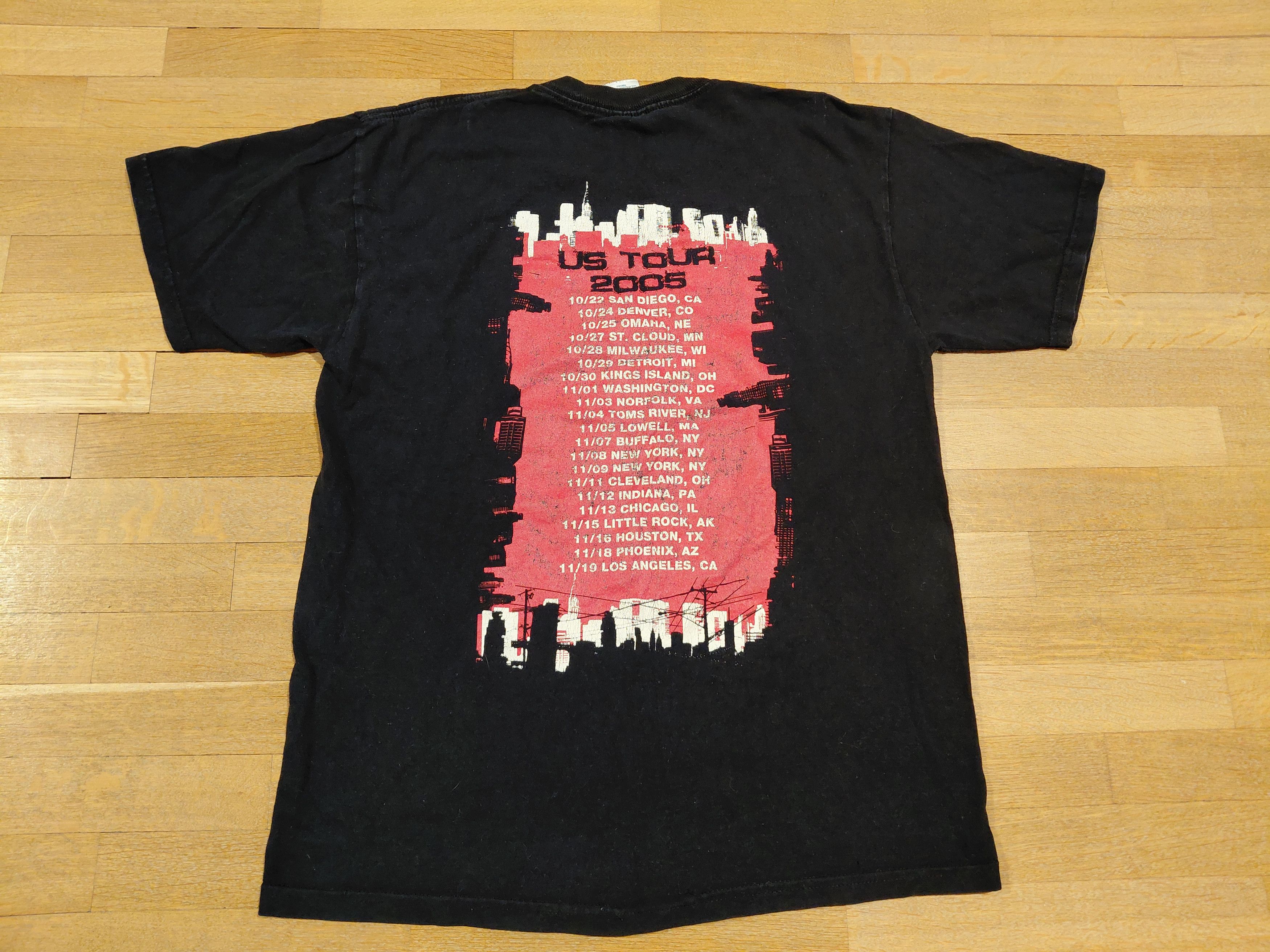 Band Tees Simple Plan 2005 US Tour Shirt JerZees Rock Band Canada Size US M / EU 48-50 / 2 - 6 Thumbnail