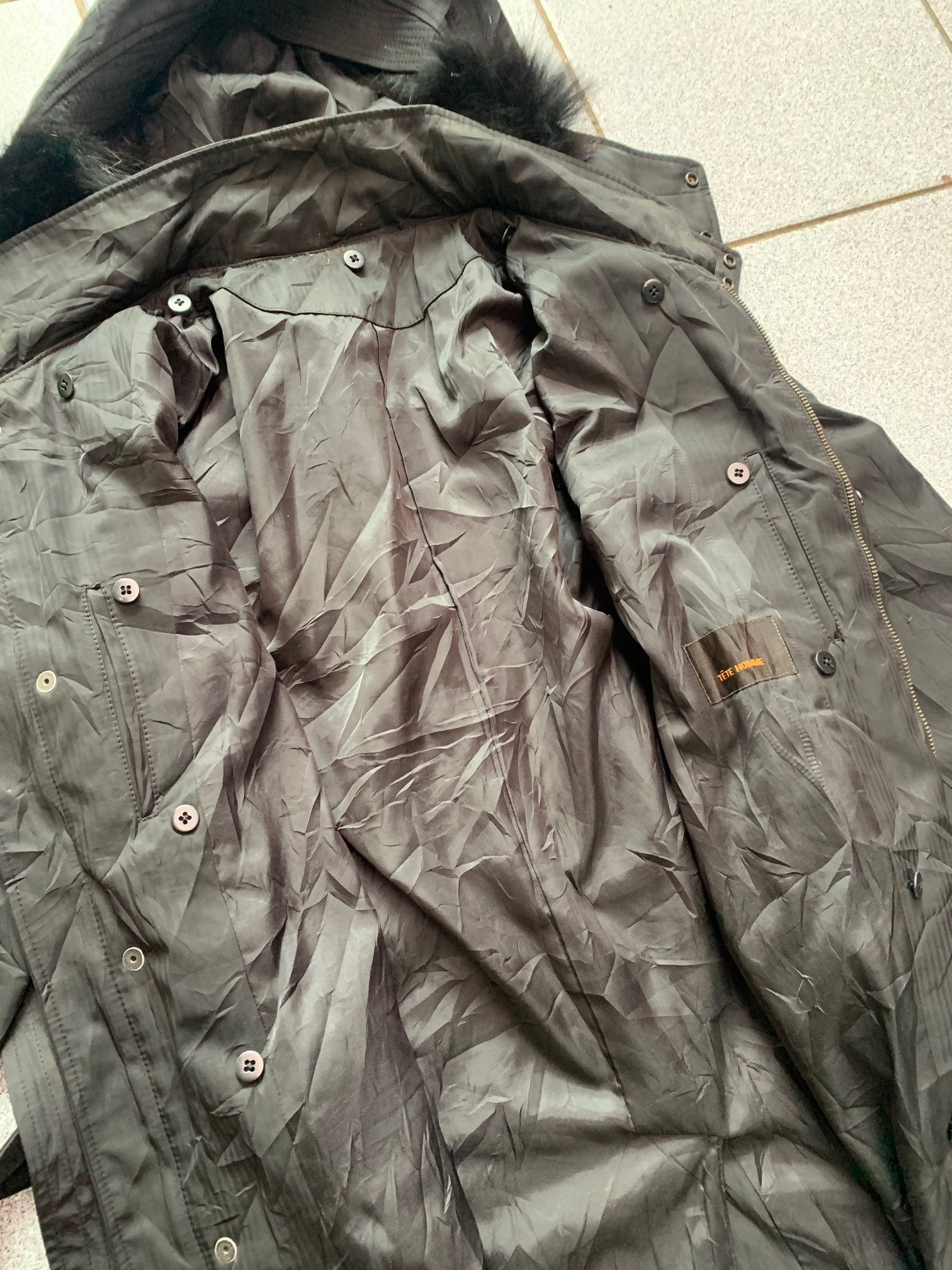 Issey Miyake RARE TÊTE HOMME ISSEY MIYAKE Trench Coat Jacket Size M / US 6-8 / IT 42-44 - 13 Thumbnail
