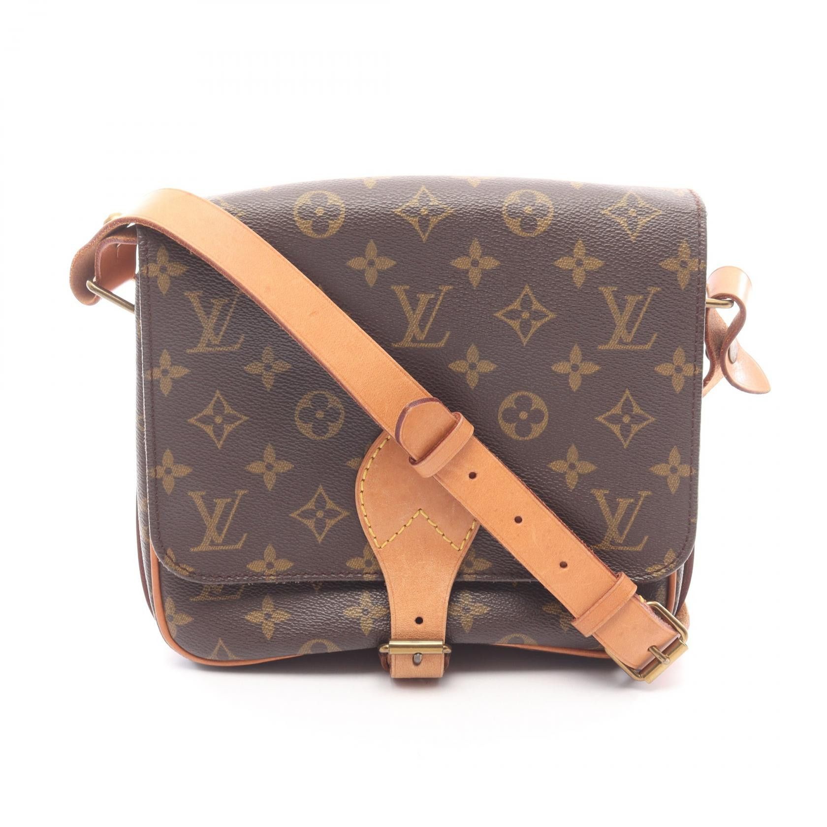 Louis Vuitton Louis Vuitton Louis Vuitton Cartouchiere MM Monogram shoulder bag Textile Shoulder Bag M51253 DUTY FREE for USA Size ONE SIZE - 1 Thumbnail