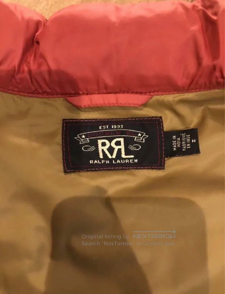 RRL Ralph Lauren RRL Ralph Lauren Puffer Vest with Leather Panels Size US M / EU 48-50 / 2 - 3 Thumbnail