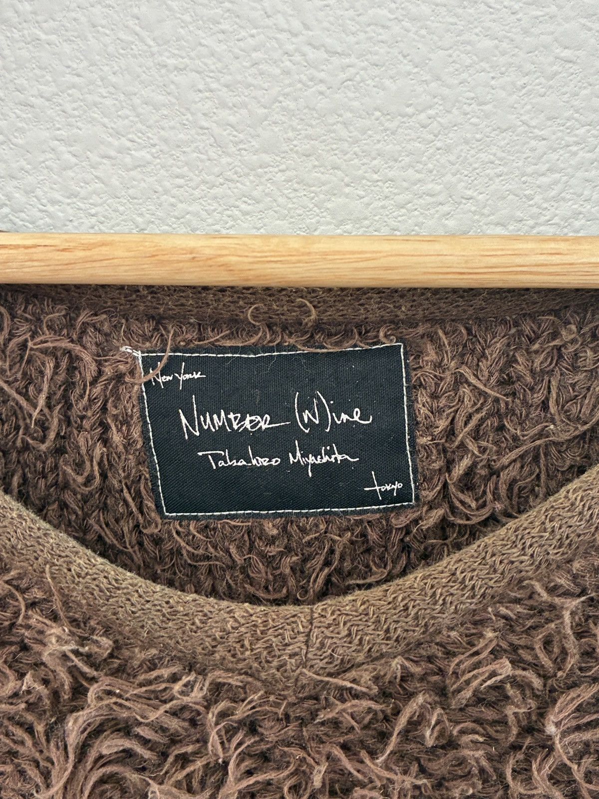 Number (N)ine AW03 “Touch Me Im Sick” Alpaca Knit Sweater Size US M / EU 48-50 / 2 - 3 Thumbnail