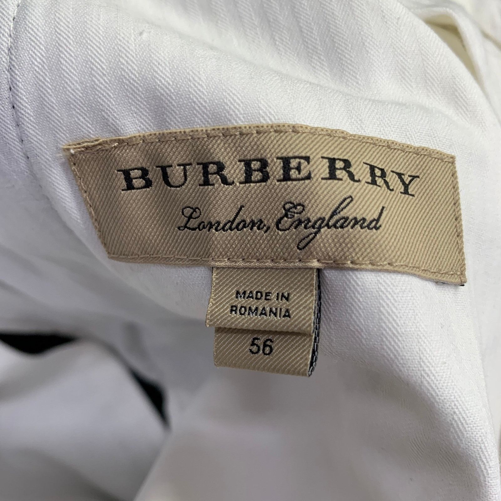 Burberry BURBERRY Size 40 Black Wool Tuxedo Dress Pants Size 40R - 4 Thumbnail