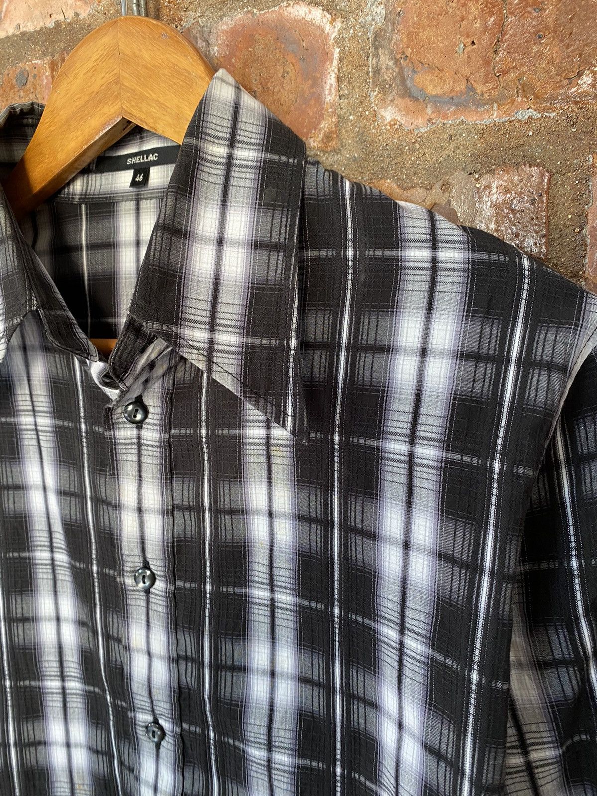 Japanese Brand × Obelisk × Shellac Shellac Japan Shadow gradian button up Size US M / EU 48-50 / 2 - 5 Thumbnail