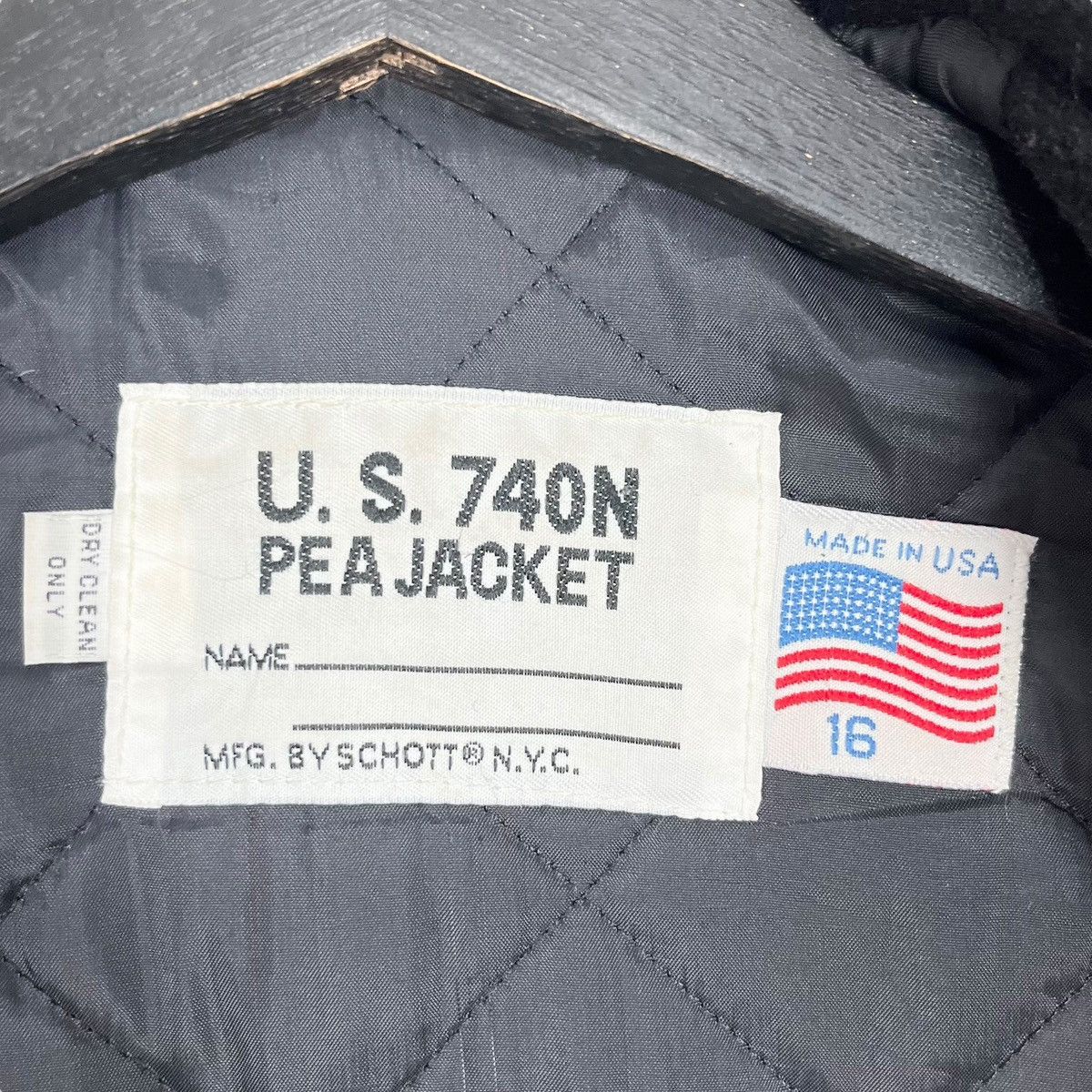 Schott MFG Schott US740N Pea Jacket Size US S / EU 44-46 / 1 - 8 Thumbnail