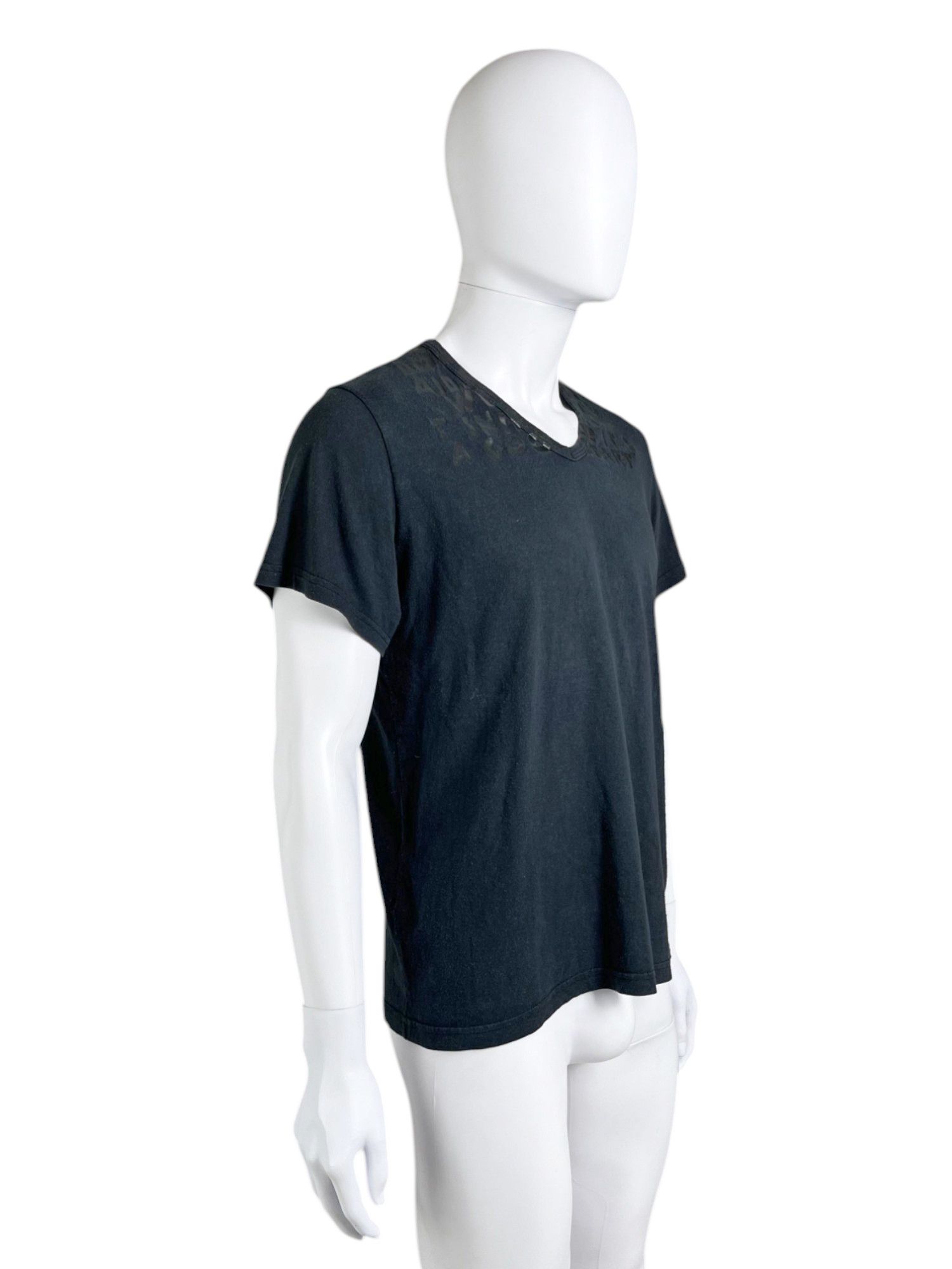 Maison Margiela Martin Margiela AIDS Charity Black Tee Size US M / EU 48-50 / 2 - 2 Thumbnail