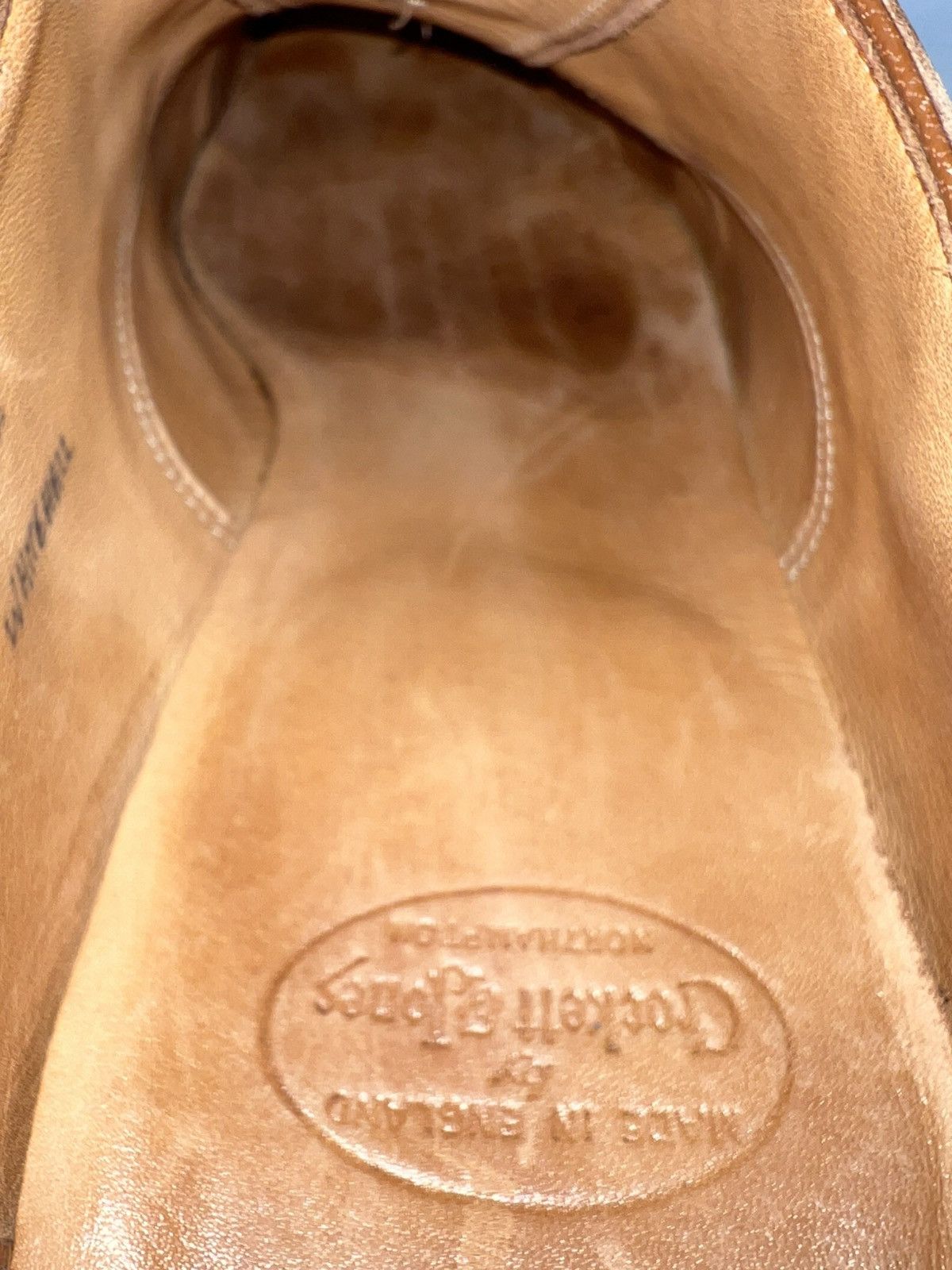 Crockett & Jones Crockett Jones Handgrade Brown leather Cap Toe Oxford Shoes Size US 10 / EU 43 - 14 Thumbnail