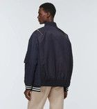 Valentino o1y0525 Bomber Jacket in Midnight Blue Size US L / EU 52-54 / 3 - 4 Thumbnail
