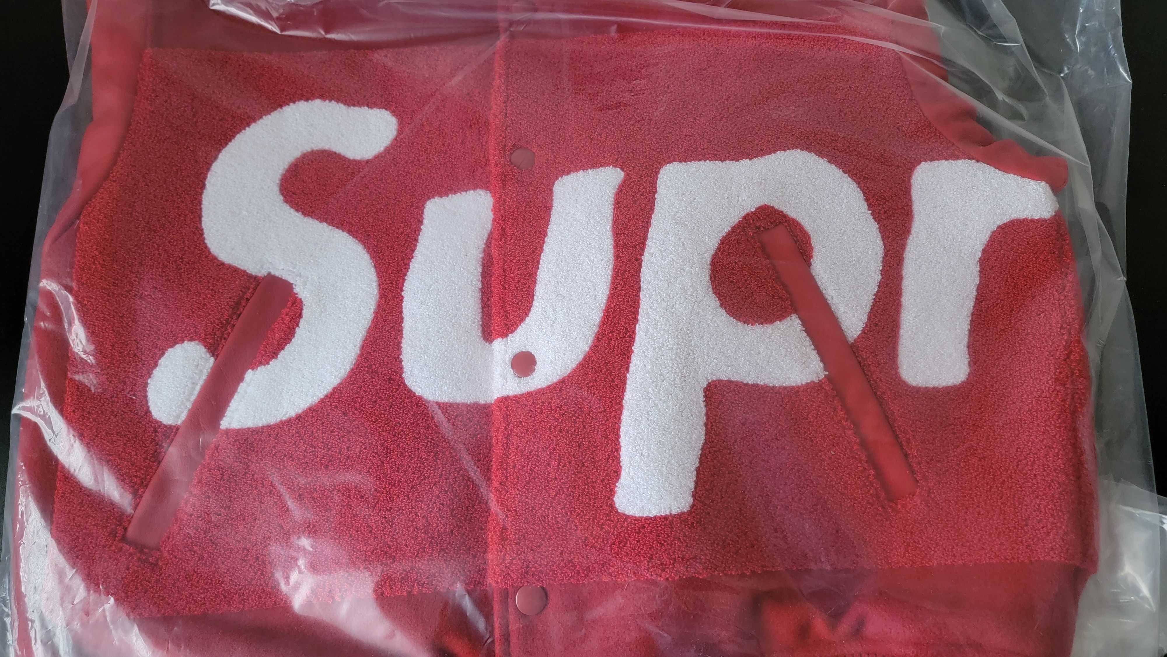 Supreme Big Logo Chenille Varsity Jacket Size US M / EU 48-50 / 2 - 3 Thumbnail