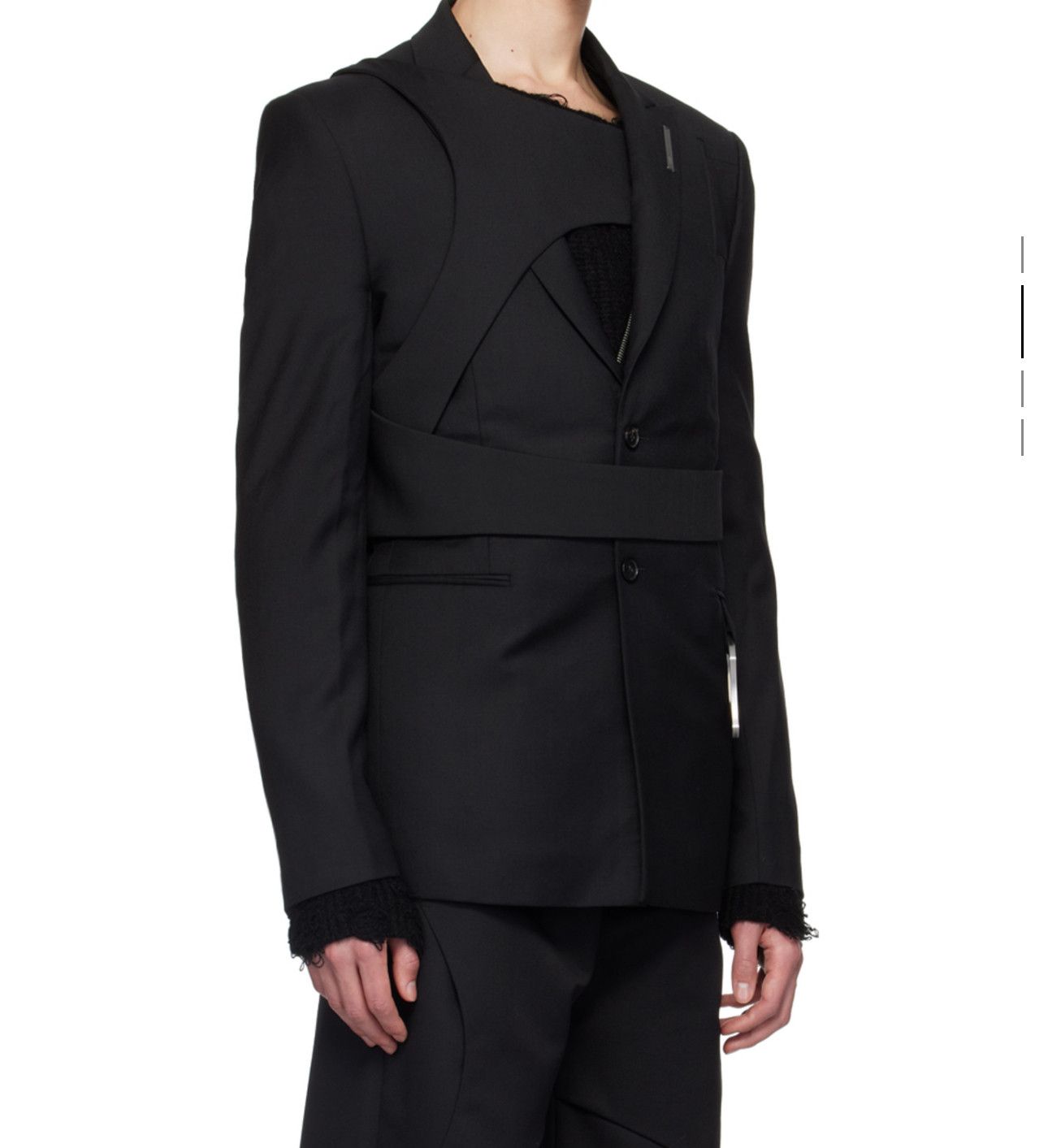 Heliot Emil Integrated harness blazer Size 48R - 3 Thumbnail