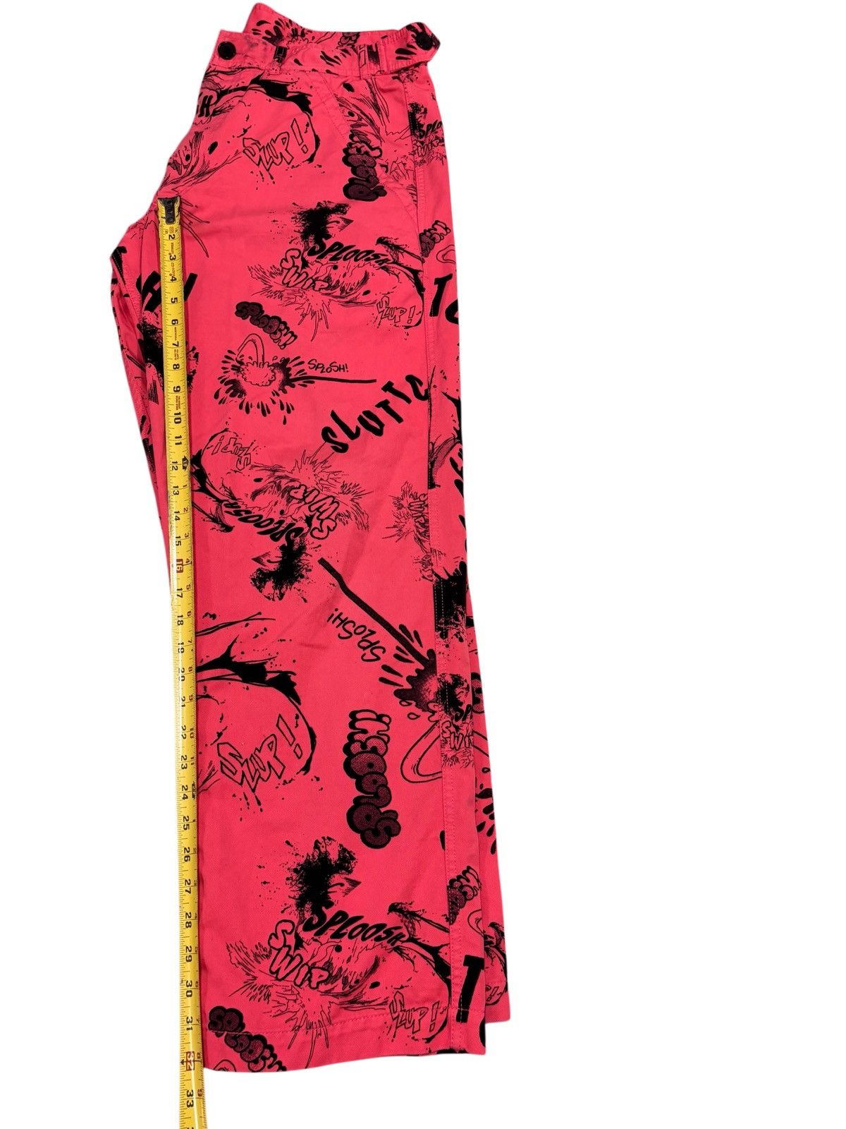 Comme des Garcons SHIRT COMME DES GARÇONS PANTS WOVEN RUNWAY COMIC BOOK PINK TROUSER Size US 36 / EU 52 - 16 Thumbnail
