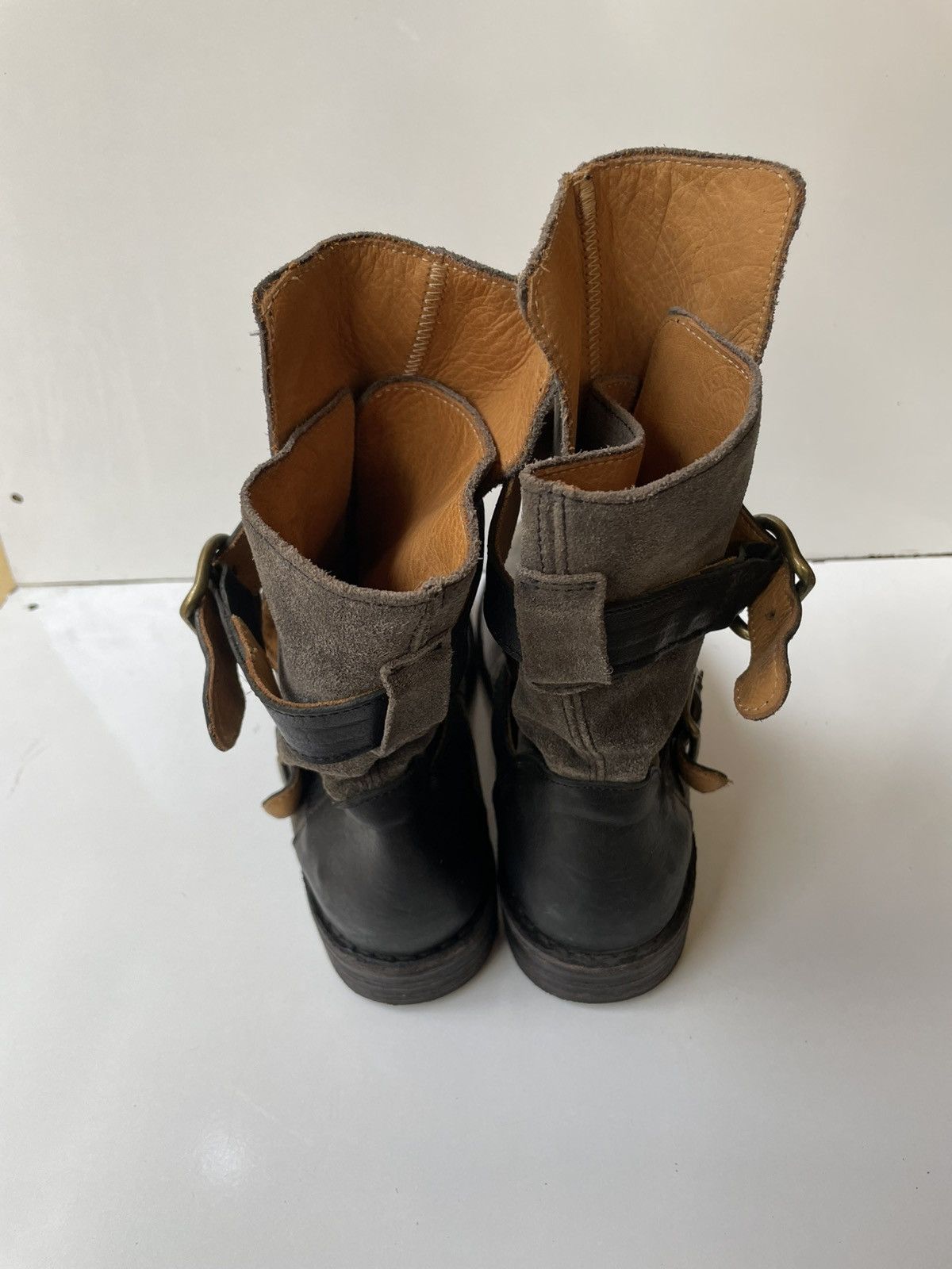 Fiorentini + Baker Fiorentini + Baker Eternity Gray Leather Women Boots EUR 36 Size US 6 / IT 36 - 7 Thumbnail