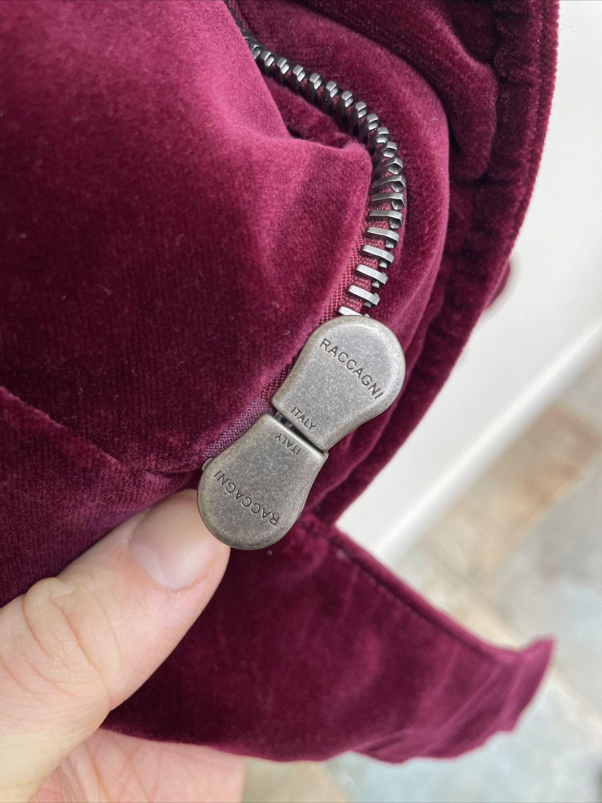 Haider Ackermann Rare Size Underground 2020 Burgundy Velvet Bomber Size US XXL / EU 58 / 5 - 7 Thumbnail