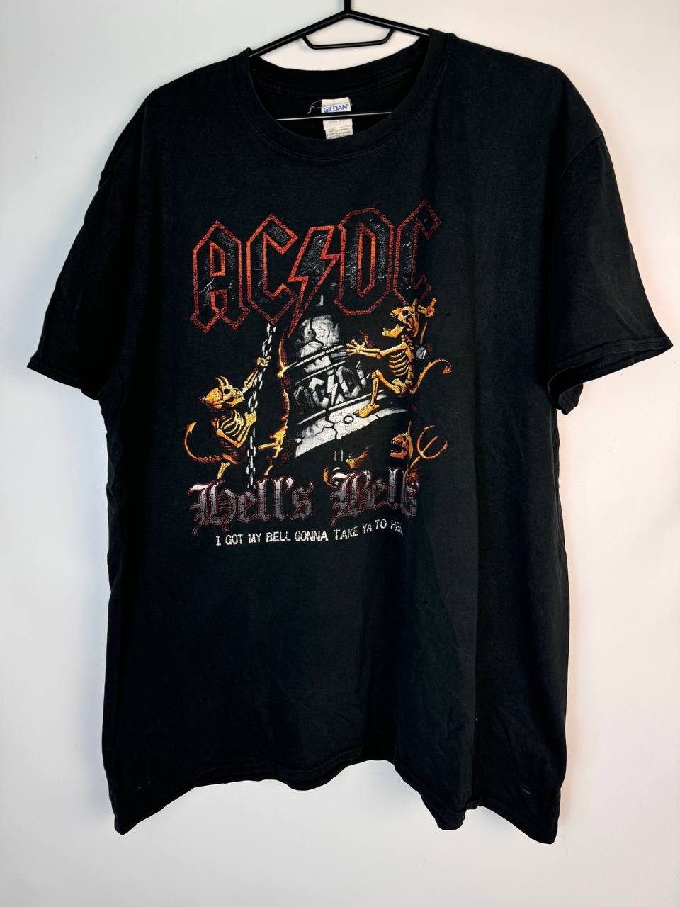 AC/DC × Band Tees × Vintage AC DC Hells Bells Rock Band Mexican T Shirt Size XL Size US XL / EU 56 / 4 - 1 Thumbnail