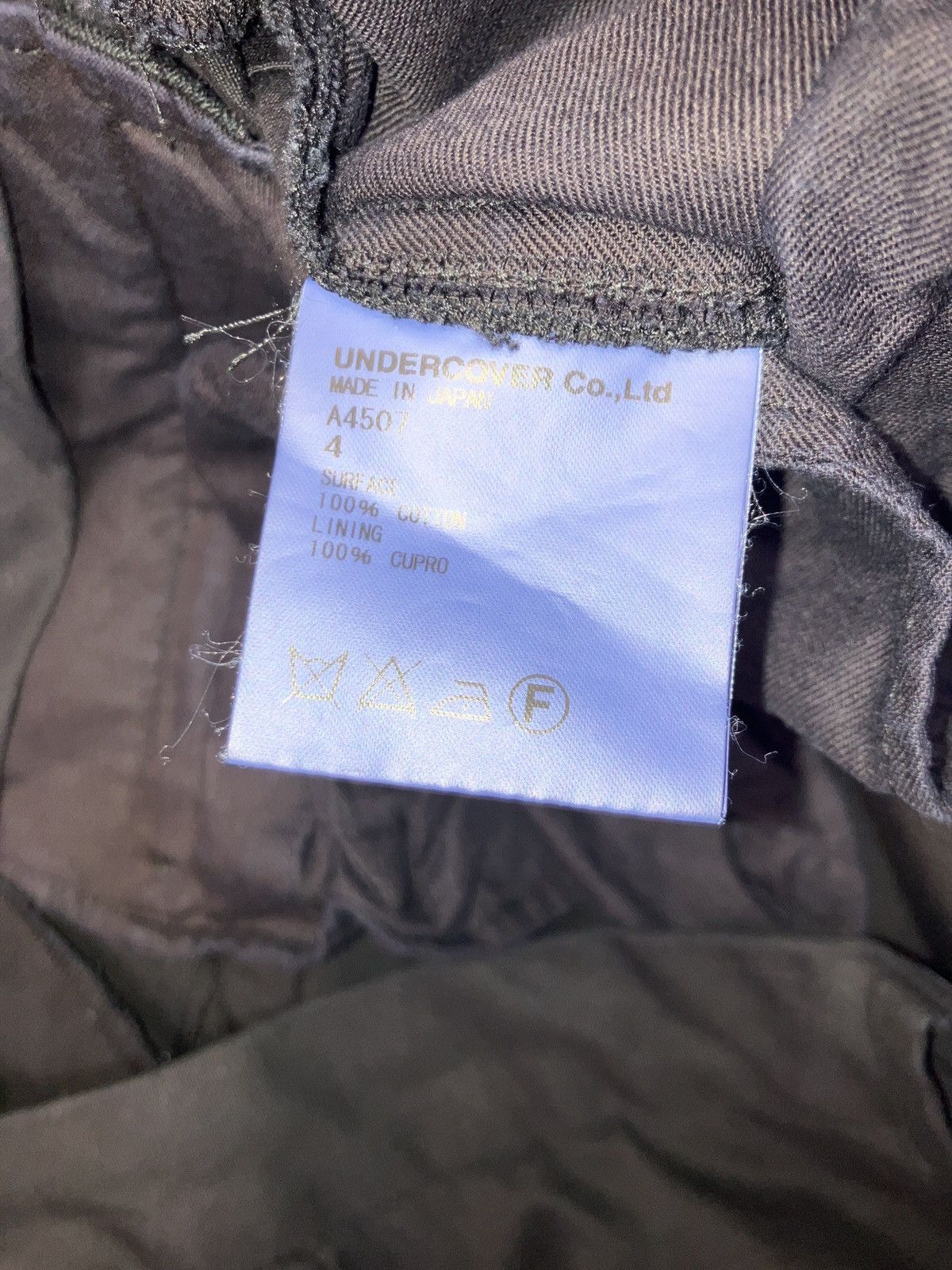 Undercover Undercoverism SS2008 moto chinos size 4 Size US 33 - 6 Thumbnail