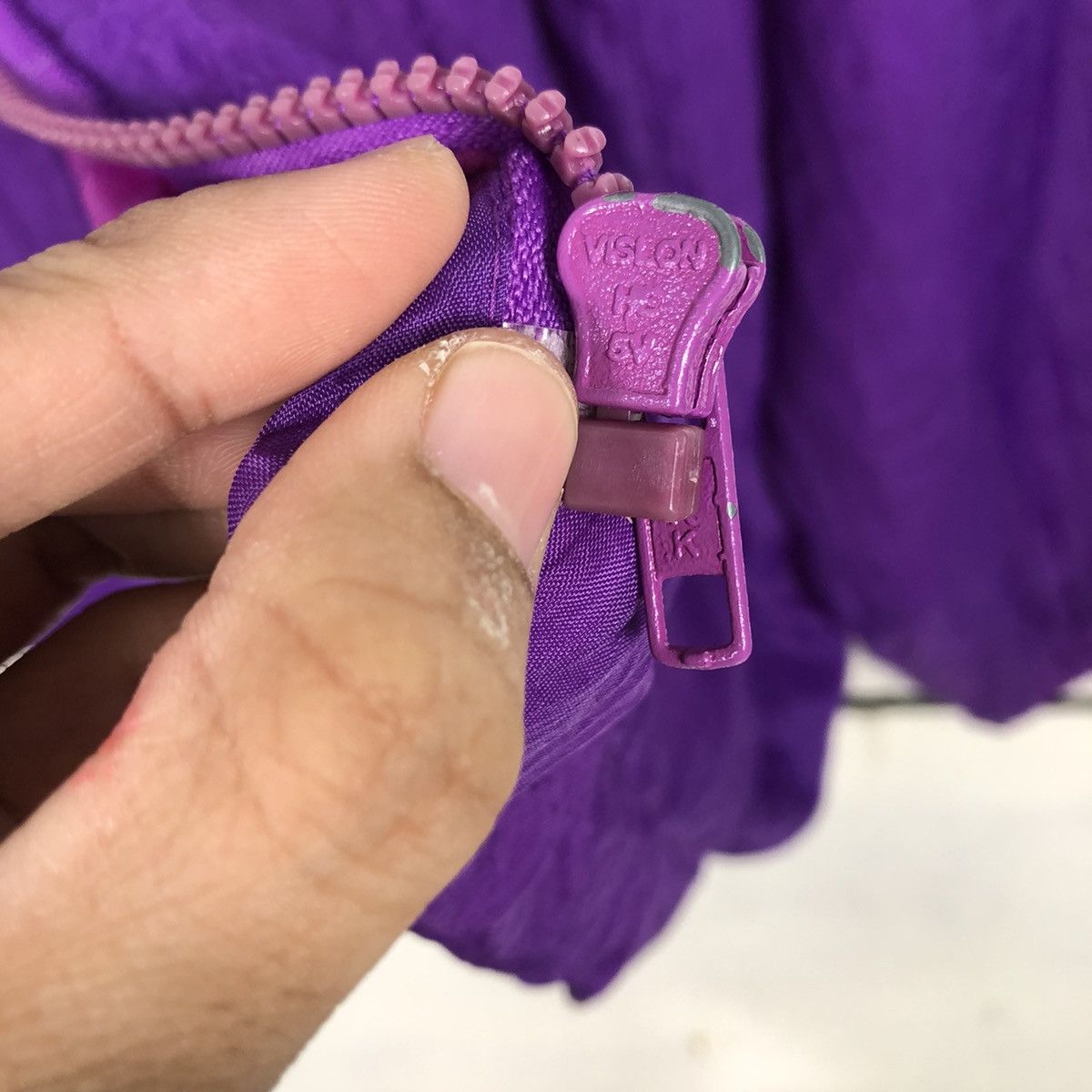 Japanese Brand 📌Vintage Bomber Jacket Rich Purple HIII Fresh Nysc Usa Size US L / EU 52-54 / 3 - 19 Thumbnail