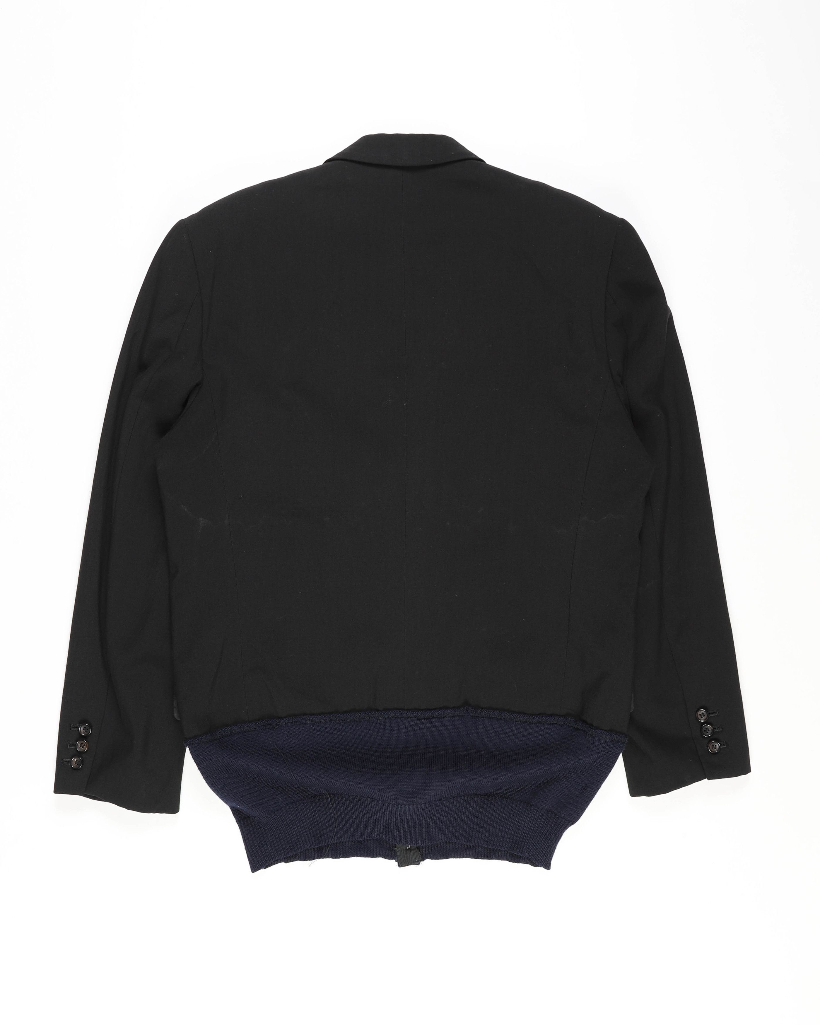 Comme des Garcons FW93 Knitted Hem Blazer Size 48R - 3 Thumbnail
